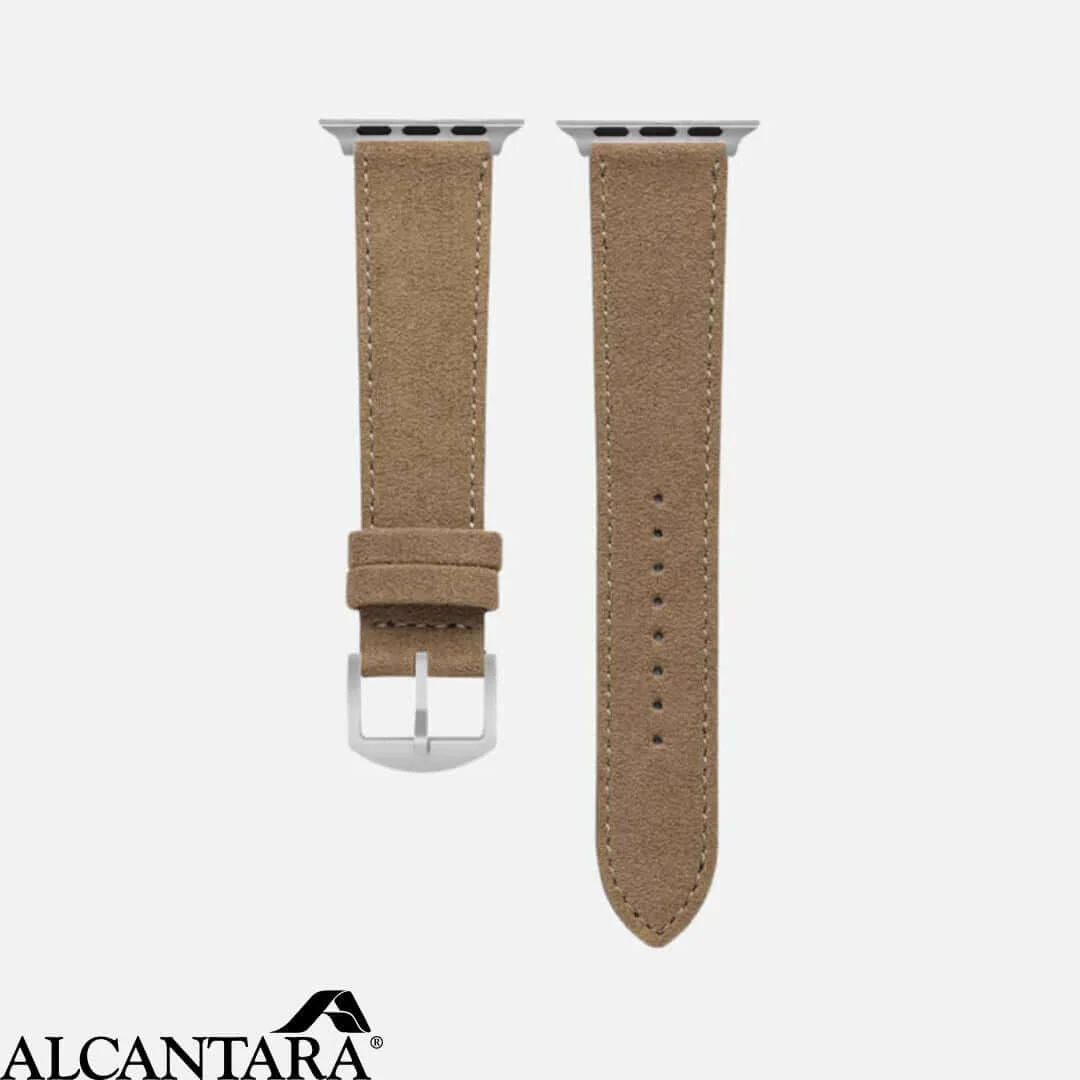 Alcantara – Apple Watch Armband in Beige