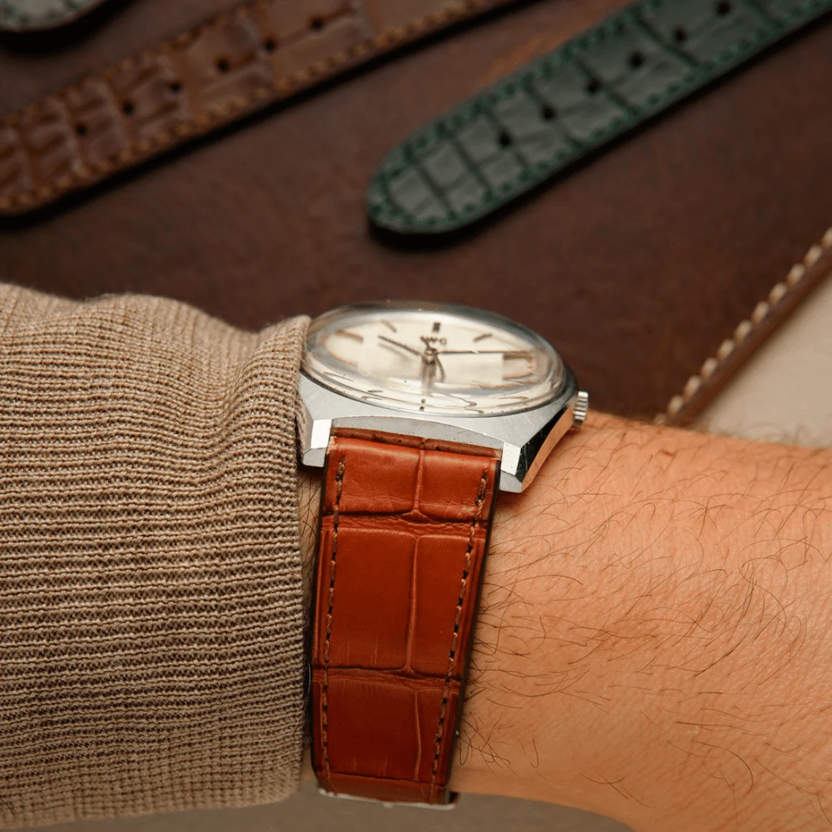 Full Cut – Armband aus vollflächigem Louisiana-Alligatorleder - Image 2