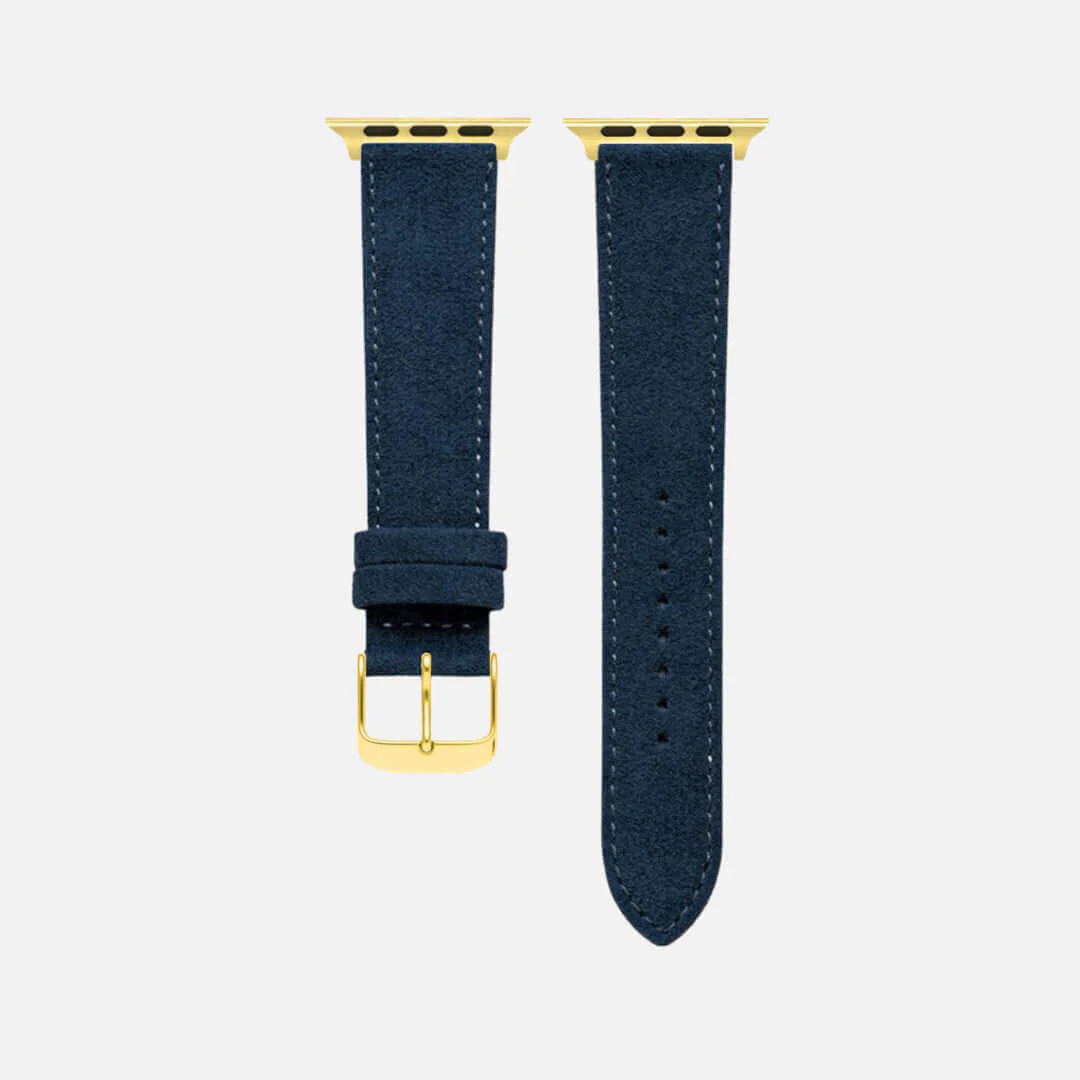 Alcantara – Apple Watch Armband in Blau - Image 6