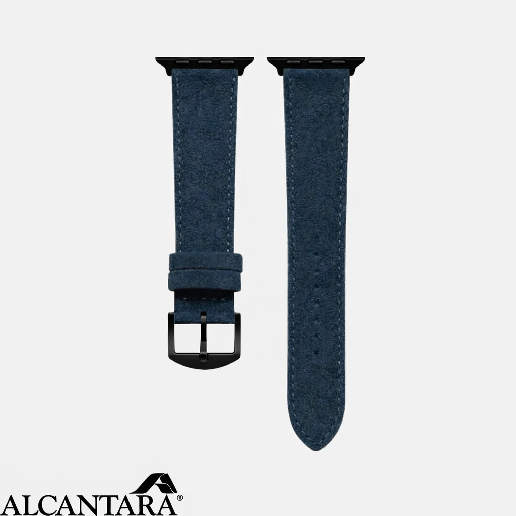 Alcantara – Apple Watch Armband in Blau - Image 9