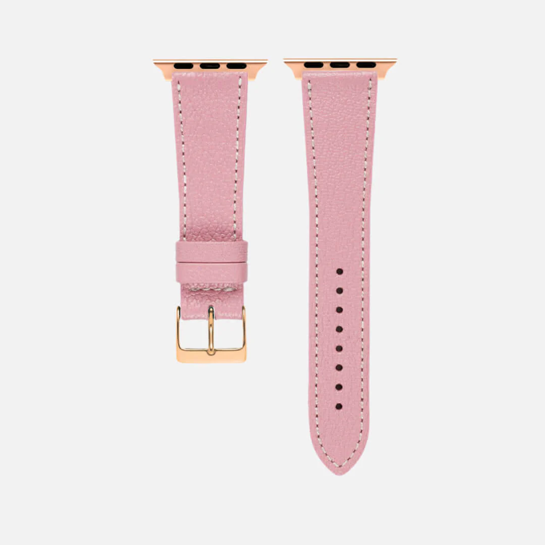 Rosa kurzes Apple Watch Armband- Biarritz