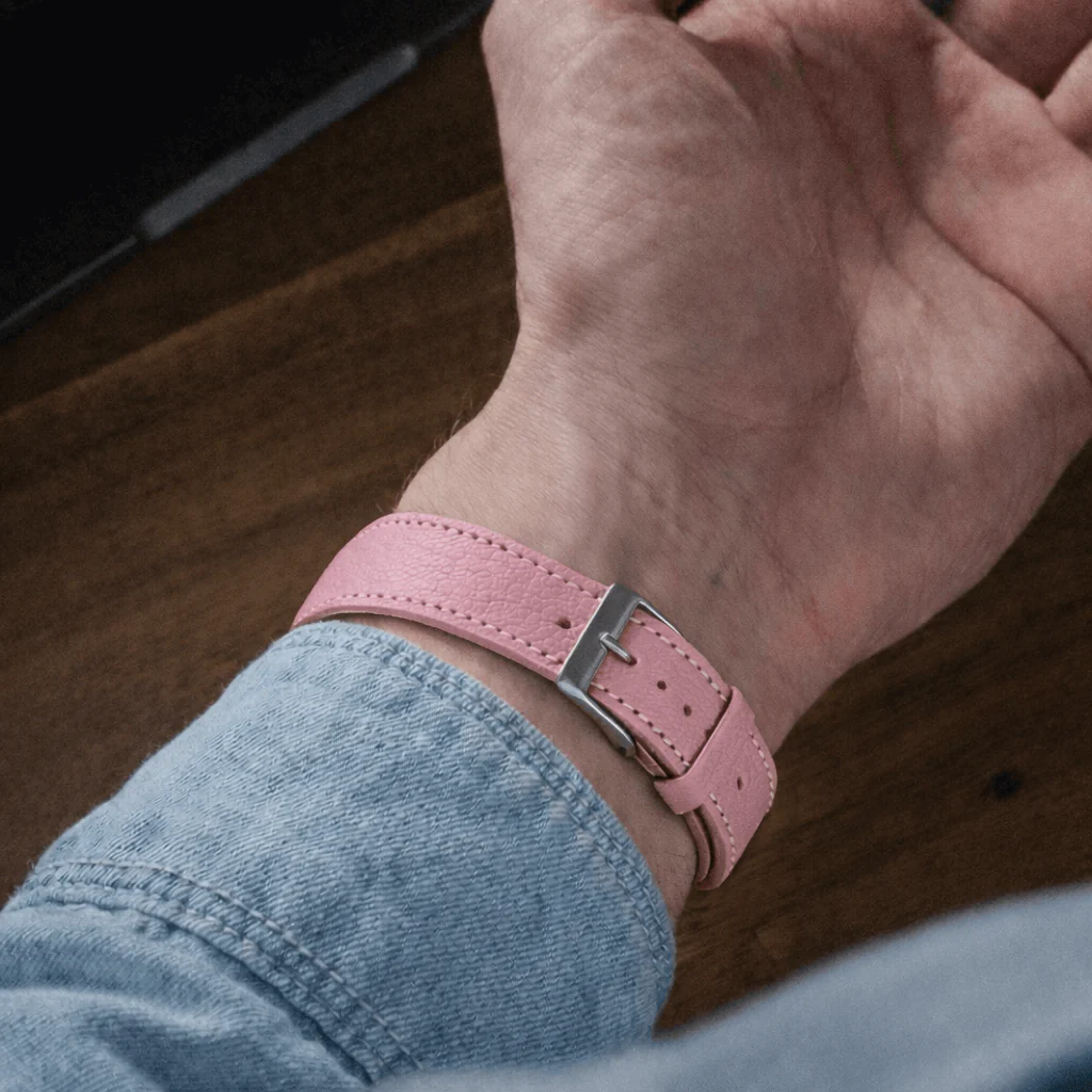 Rosa kurzes Apple Watch Armband- Biarritz - Image 2