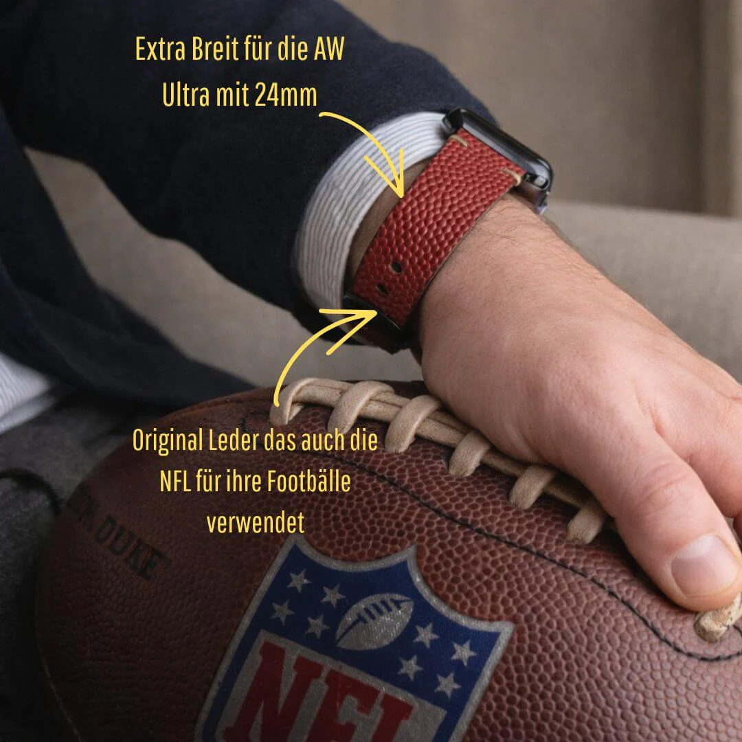 Touchdown – Handgefertigt aus original Horween Footballleder - Image 4