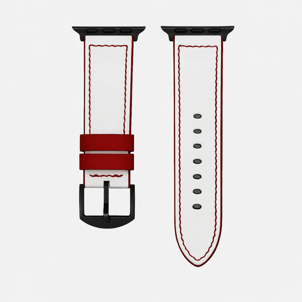 Das Sandlot – Weißes Baseball-Leder Apple Watch Band - Image 10