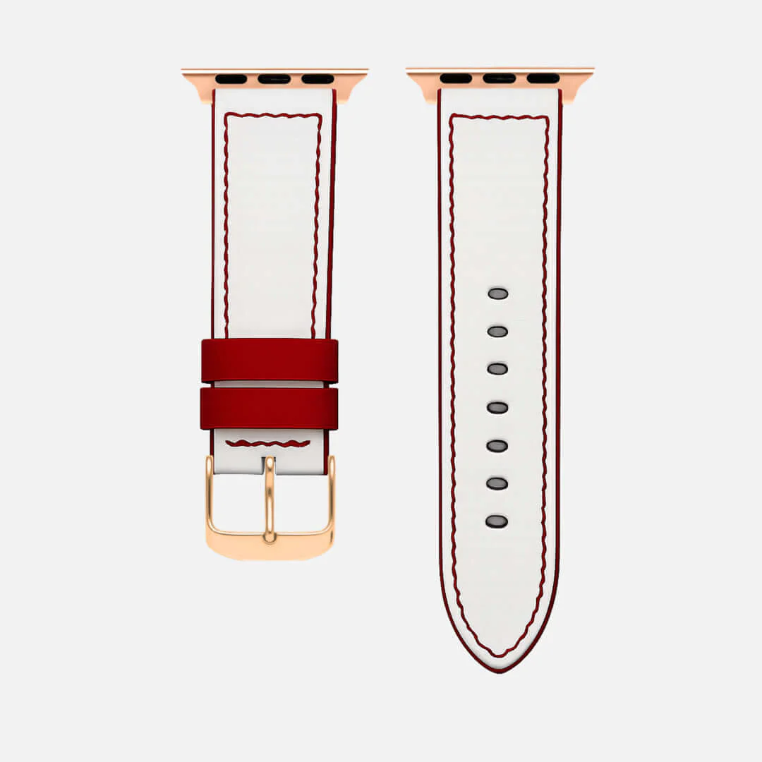 Das Sandlot – Weißes Baseball-Leder Apple Watch Band - Image 8