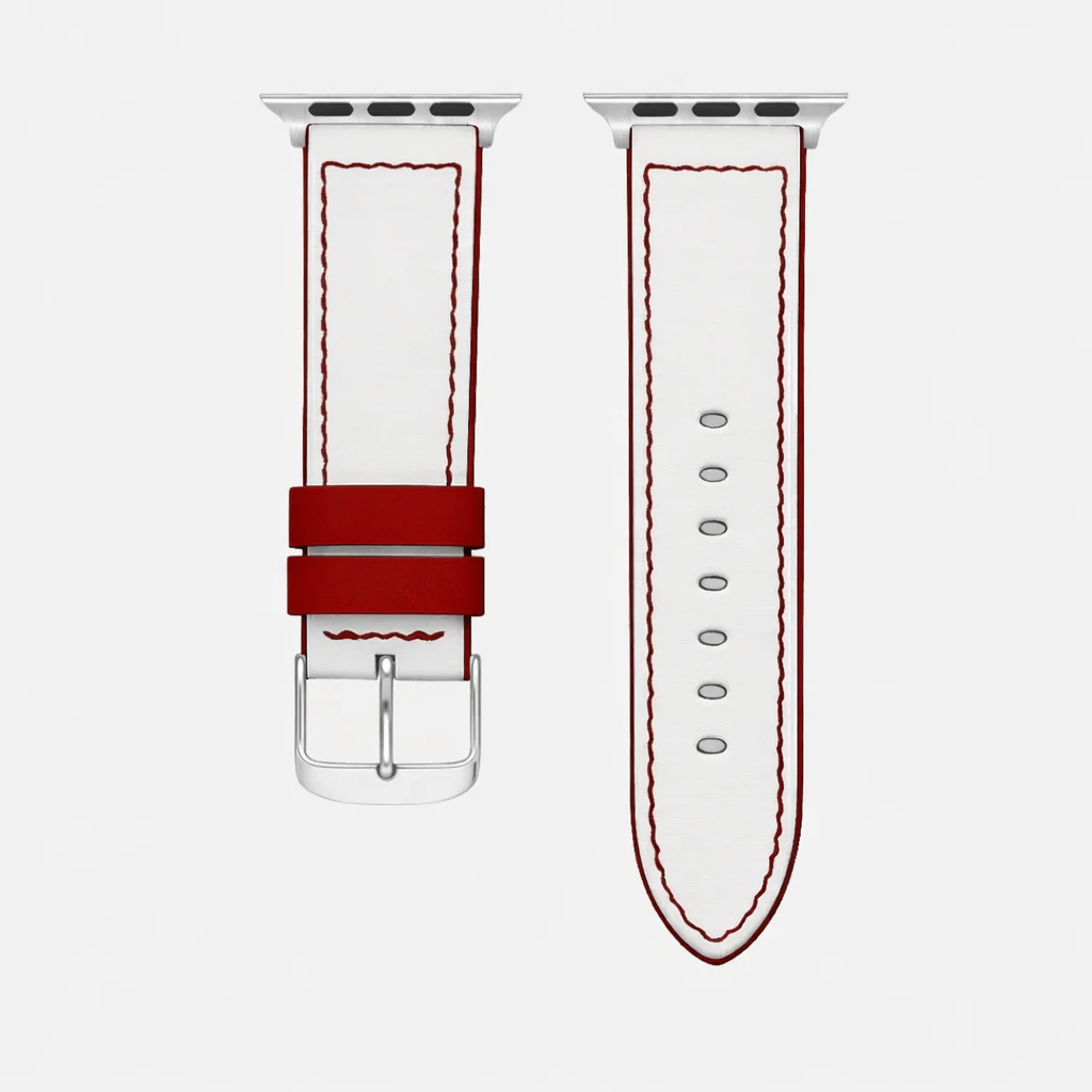 Das Sandlot – Weißes Baseball-Leder Apple Watch Band - Image 9