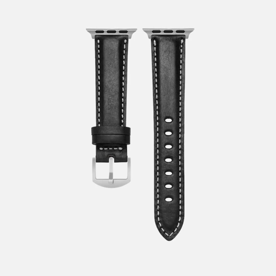 Apple Watch Lederarmband Casablanca – Schwarz