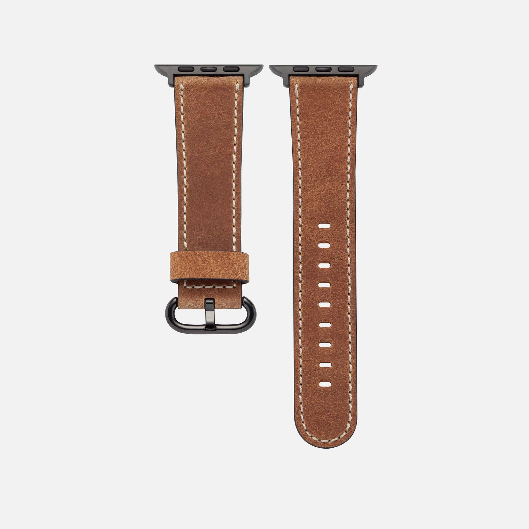 Apple Watch Lederarmband Vintage – Hellbraun