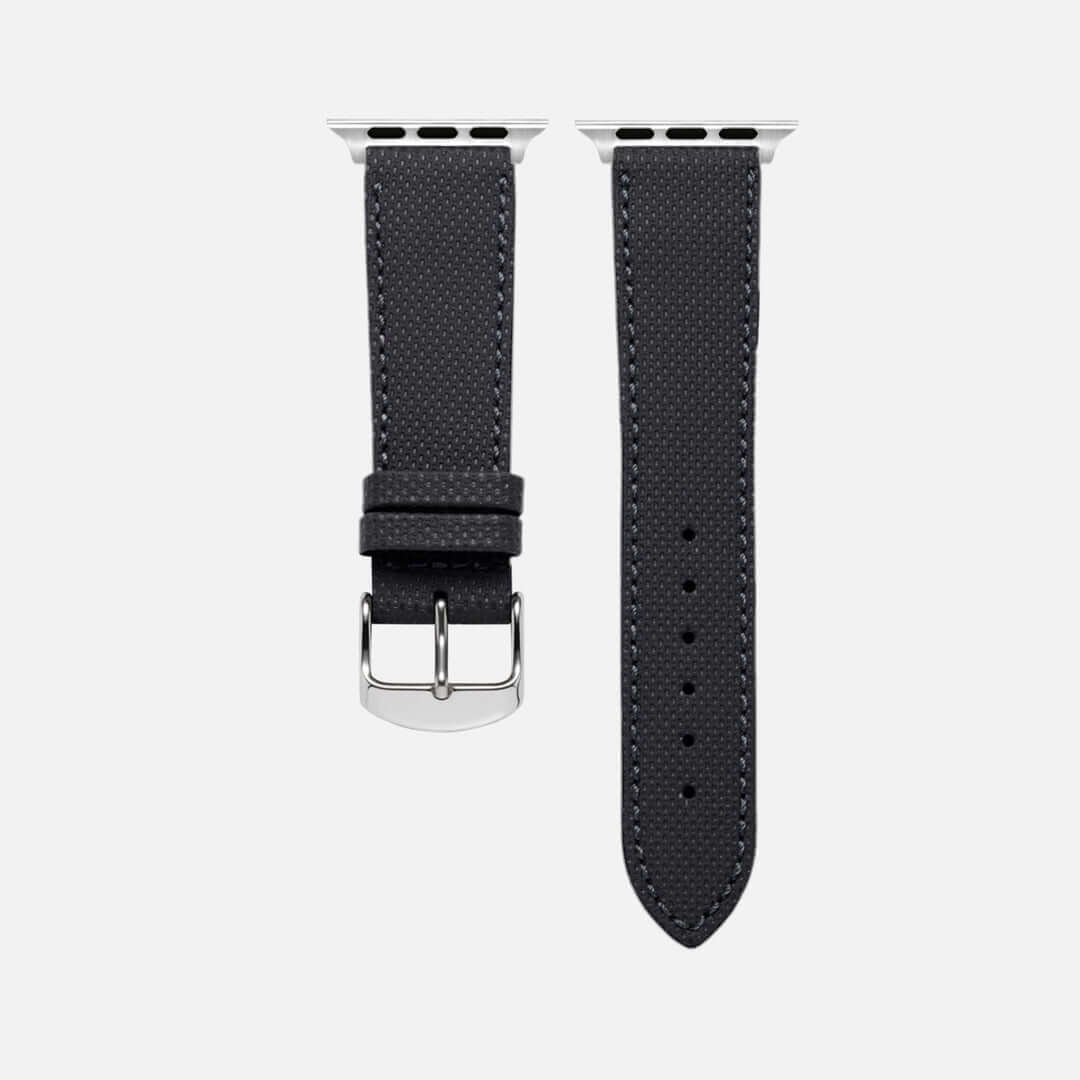 Nautilus Apple Watch Lederarmband – Schwarz, Wasserfest - Image 10