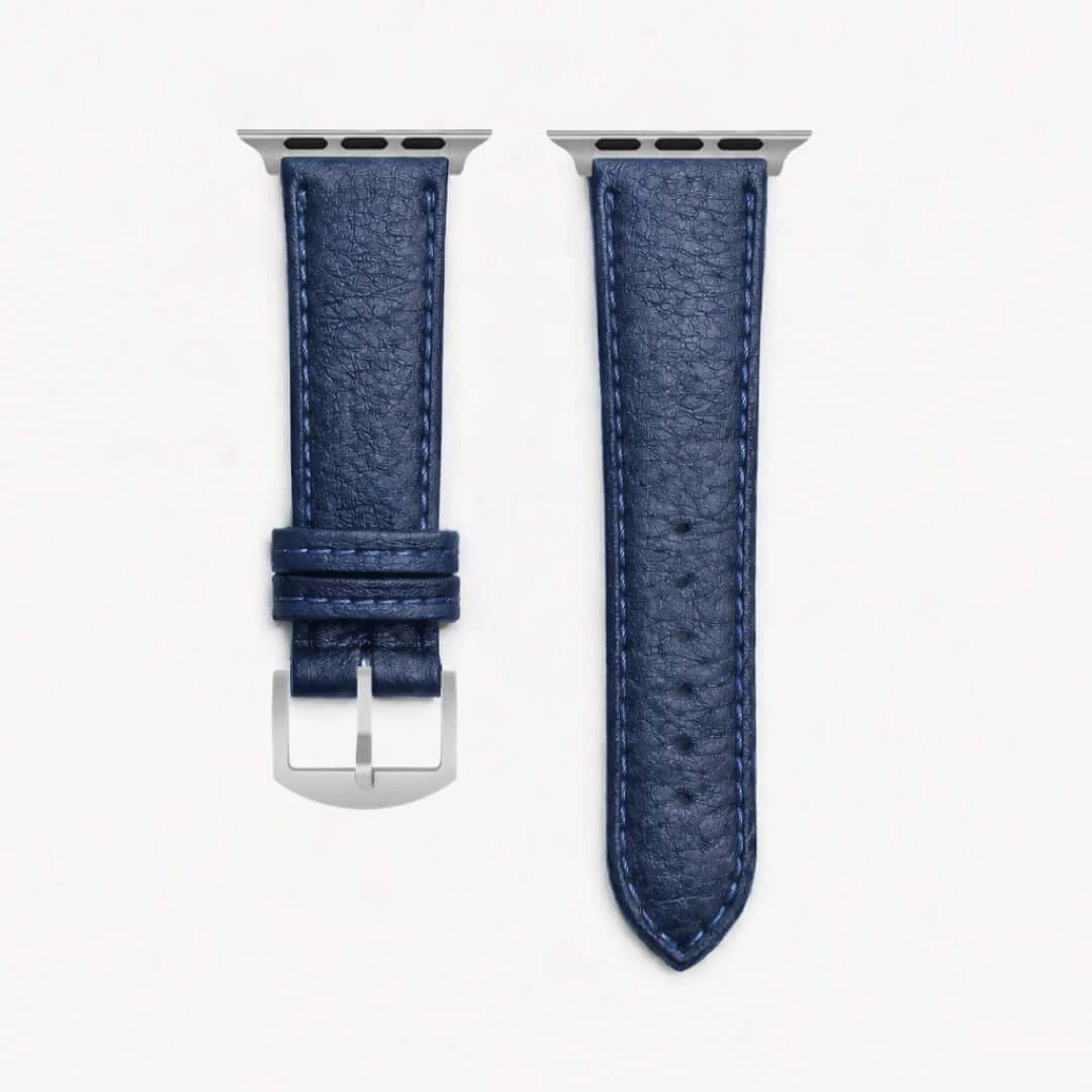 Apple Watch Stierlederarmband Torro Blau