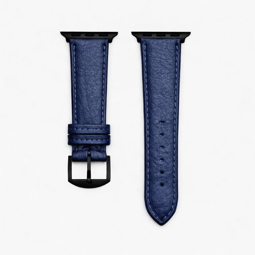 Apple Watch Stierlederarmband Torro Blau - Image 5