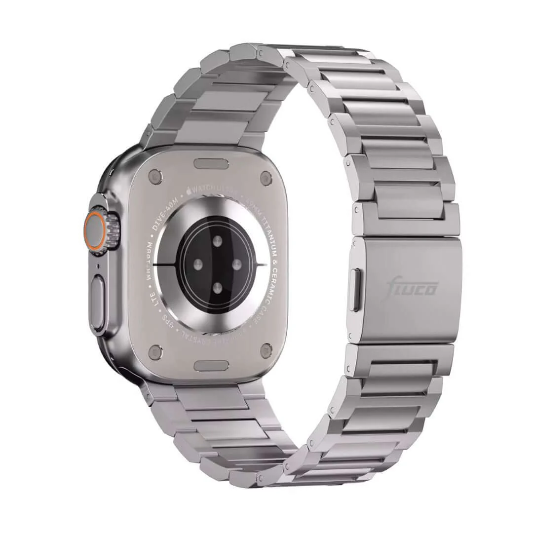 Apple Watch Ultra Armband aus echt Titan – Mit Magnetfaltschließe - Image 5