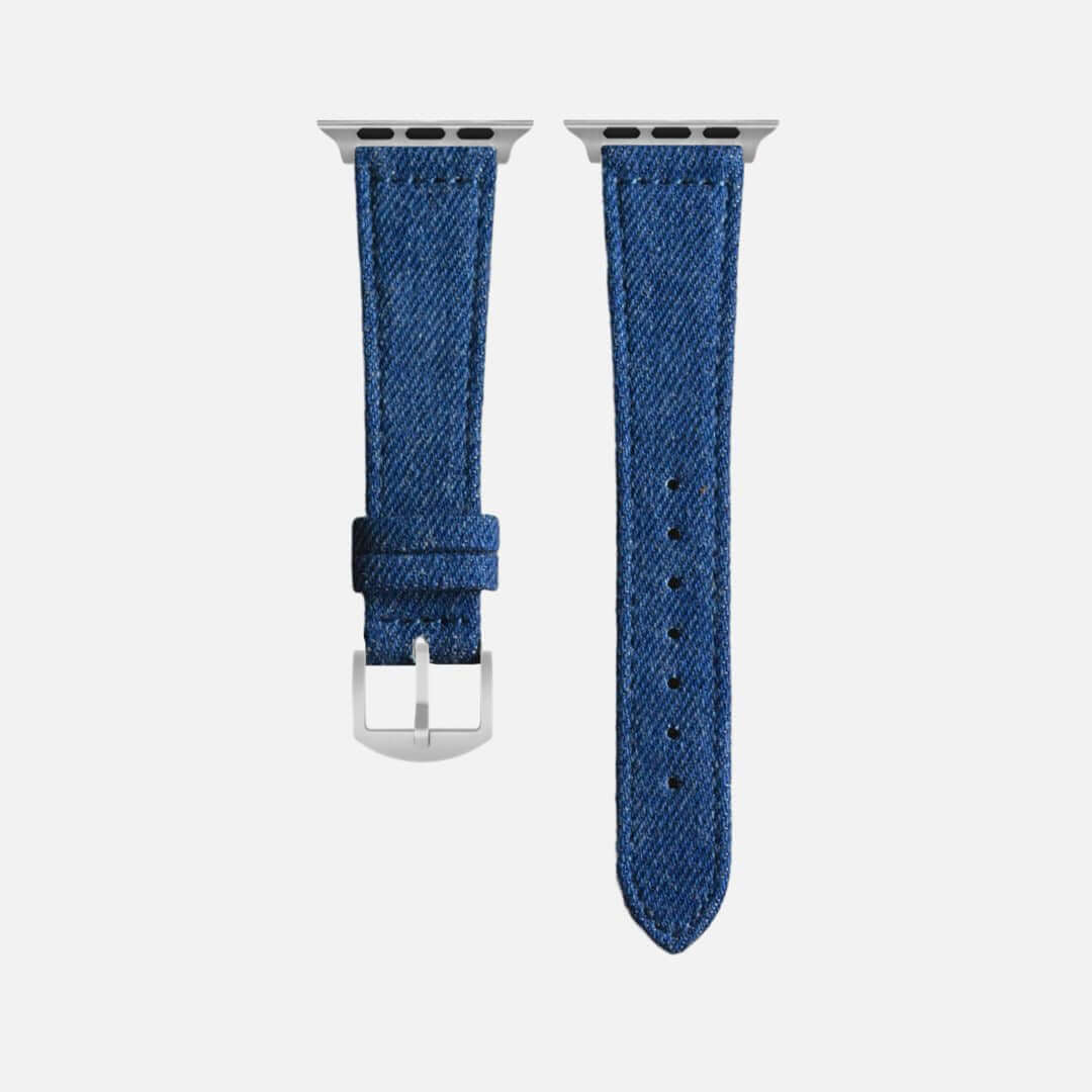 Dunkelblaues Apple Watch Armband Denim – Handgefertigt in Deutschland - Image 6