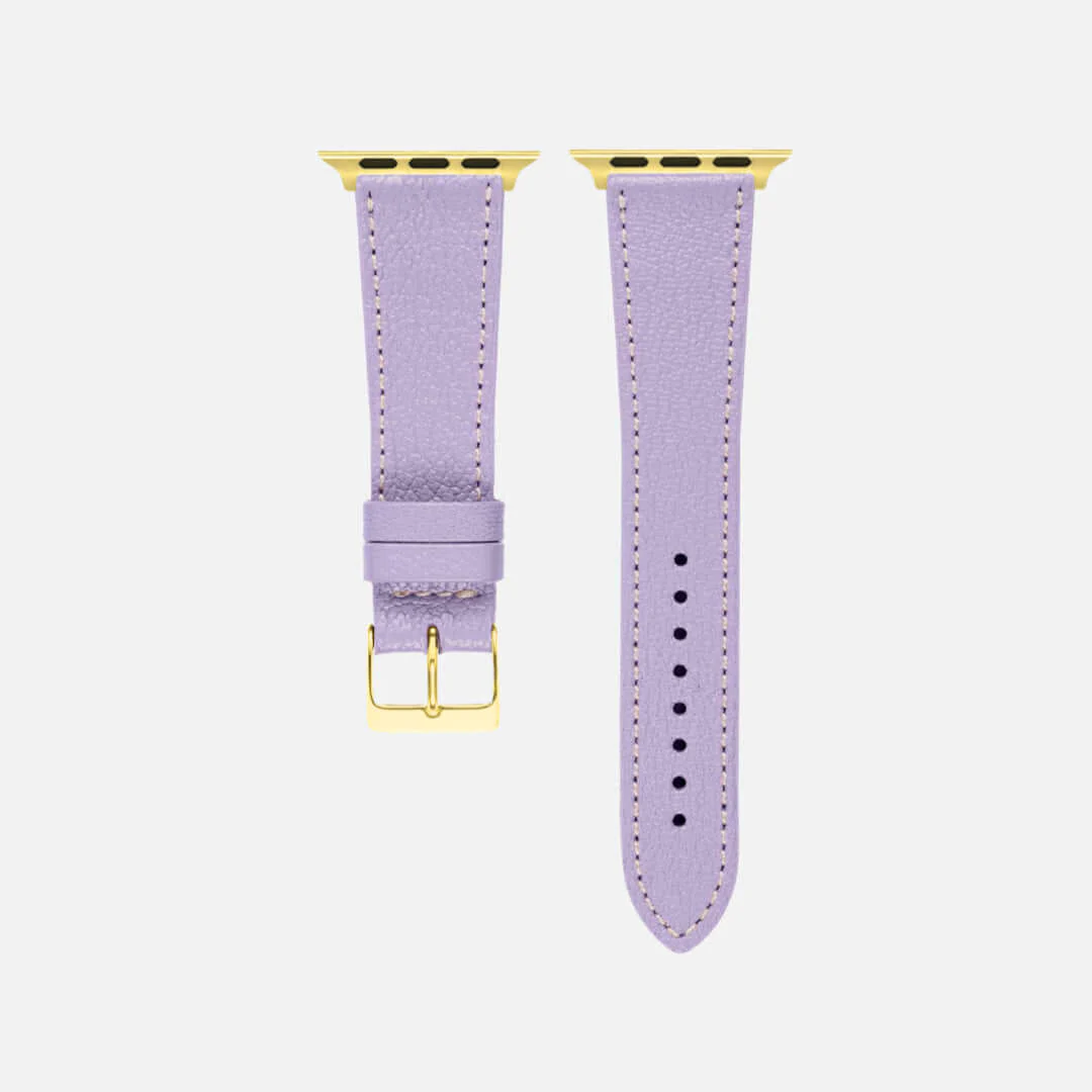 Flieder kurzes Apple Watch Armband- Biarritz