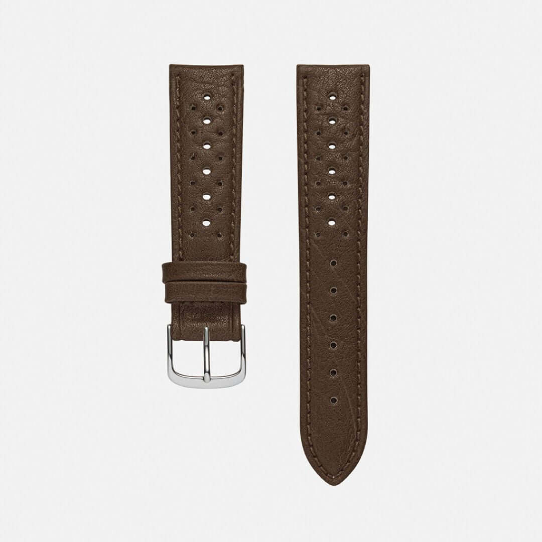 Monza – Uhrenarmband aus Leder im Racing-Stil mit Lochung - Image 6