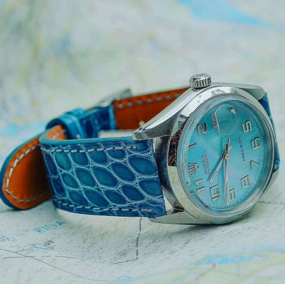 Bright â Uhrenarmband aus glĂ€nzendem Alligatorleder aus Louisiana - Image 16