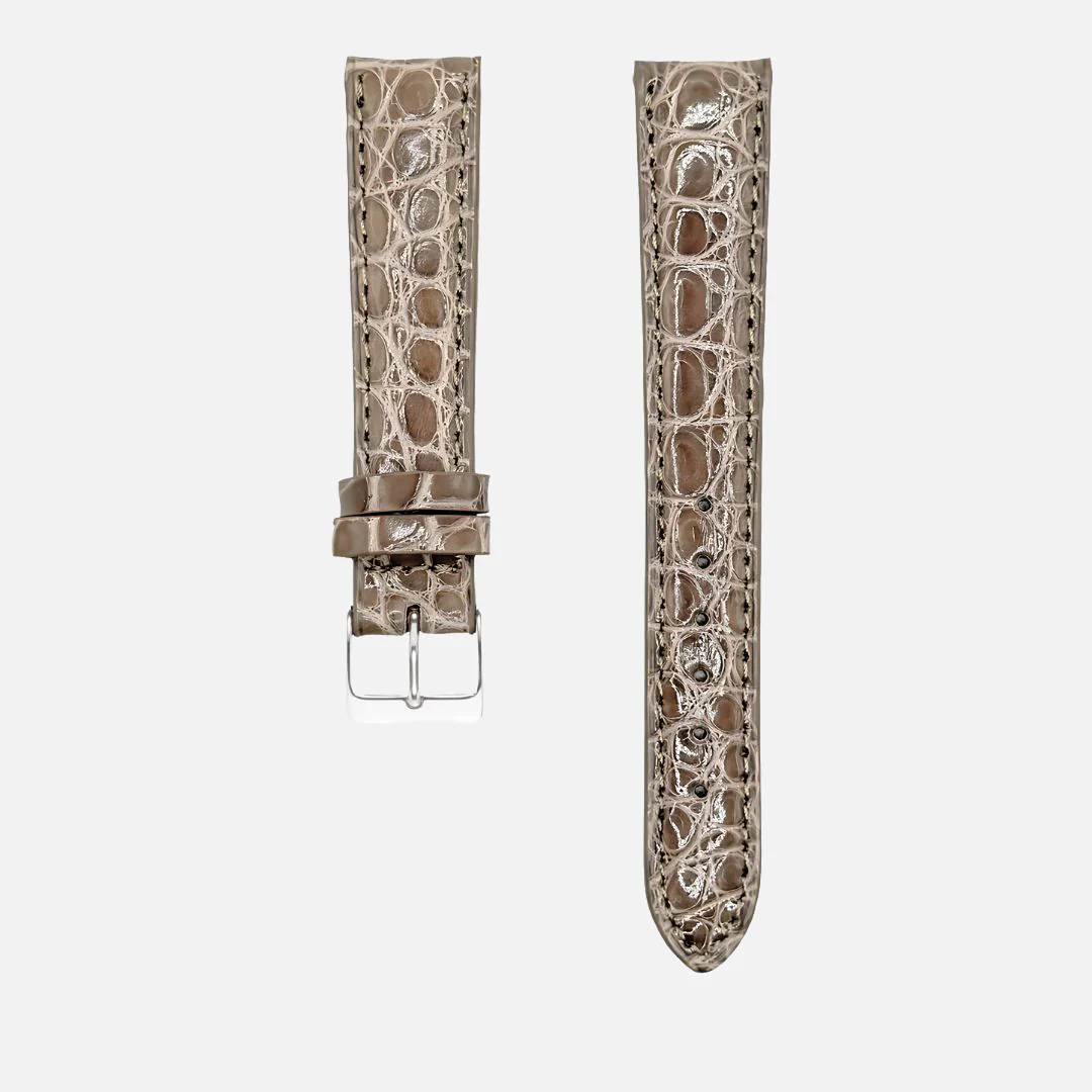 Bright â Uhrenarmband aus glĂ€nzendem Alligatorleder aus Louisiana - Image 17