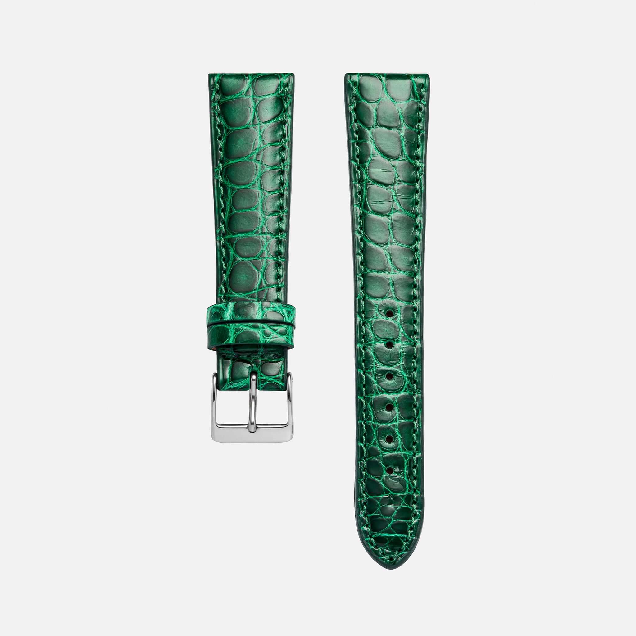 Bright â Uhrenarmband aus glĂ€nzendem Alligatorleder aus Louisiana - Image 22