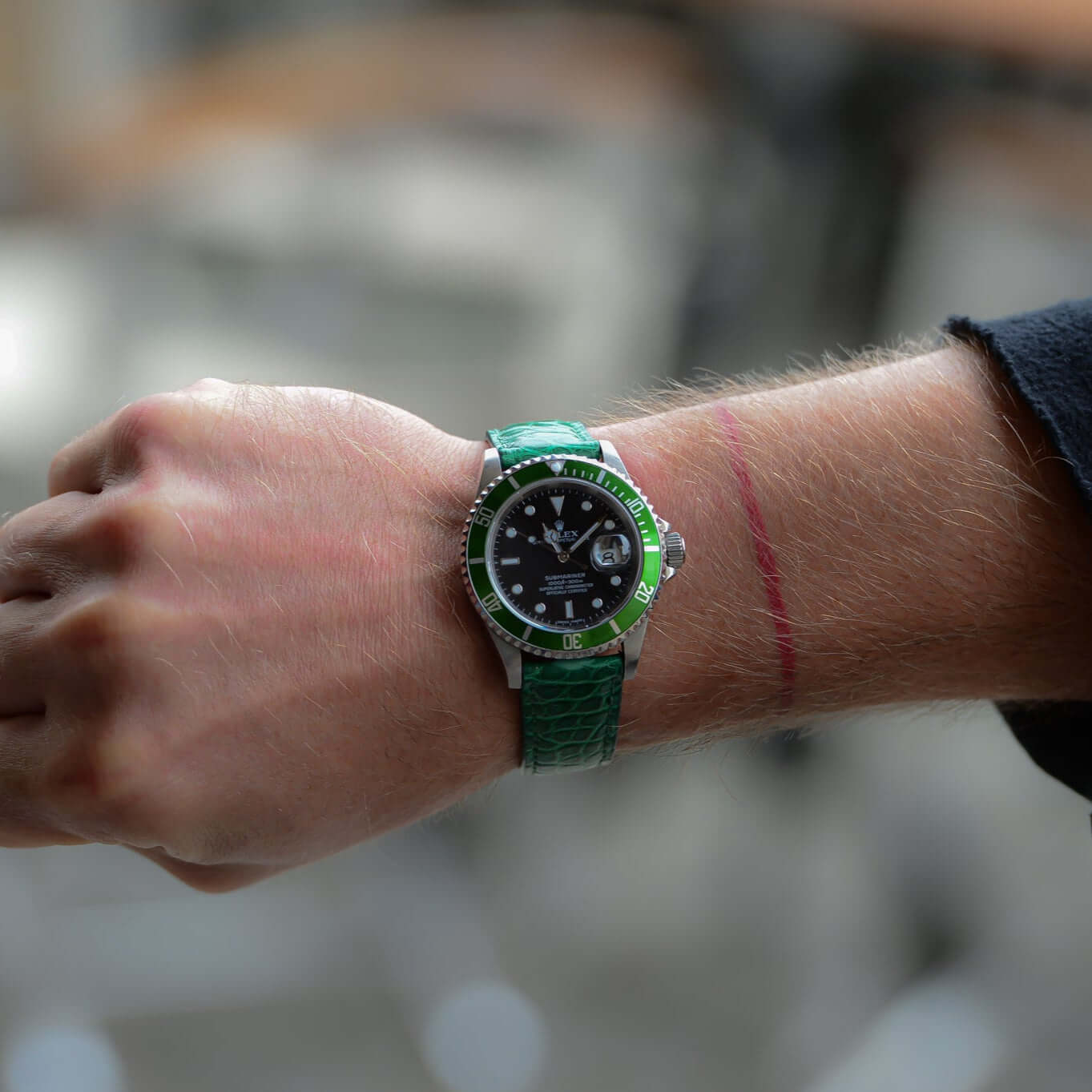 Bright â Uhrenarmband aus glĂ€nzendem Alligatorleder aus Louisiana - Image 23