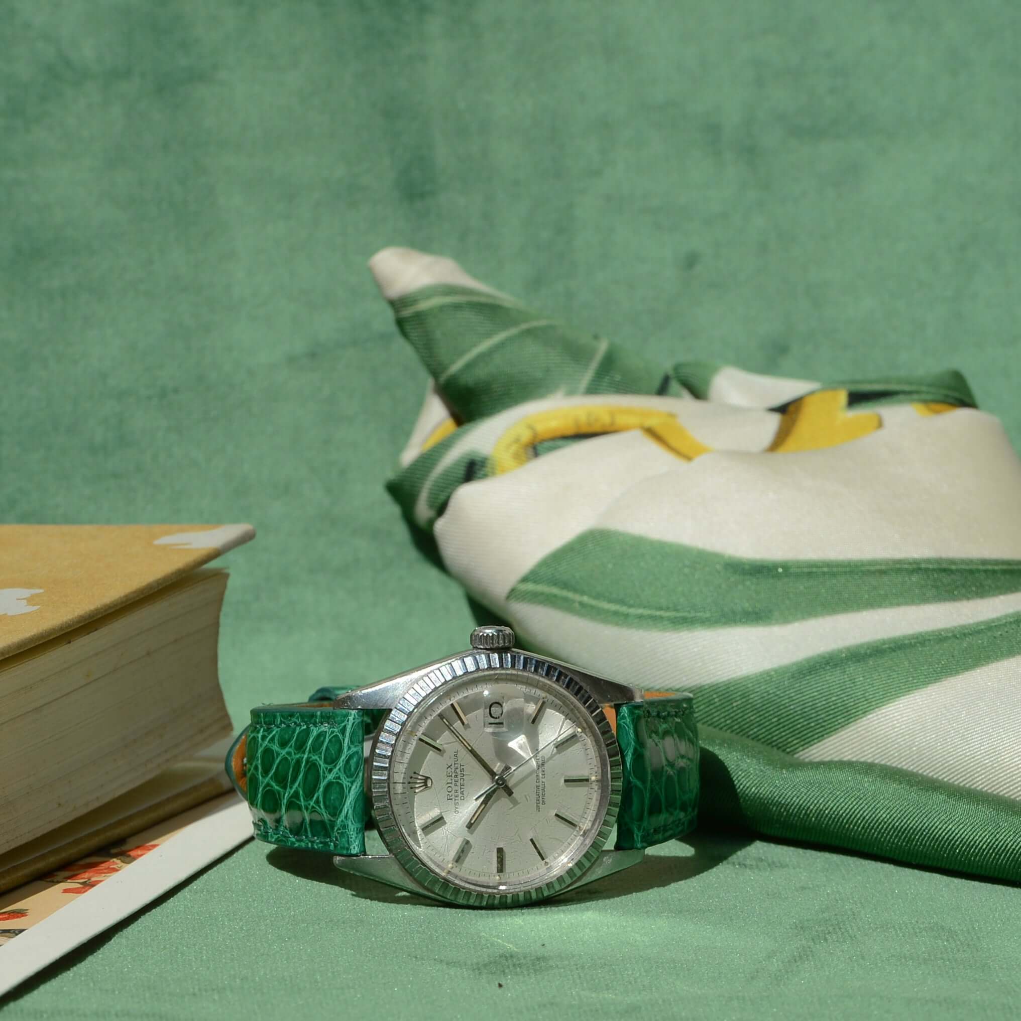 Bright â Uhrenarmband aus glĂ€nzendem Alligatorleder aus Louisiana - Image 25