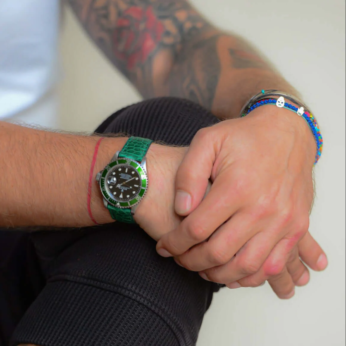 Bright â Uhrenarmband aus glĂ€nzendem Alligatorleder aus Louisiana - Image 28
