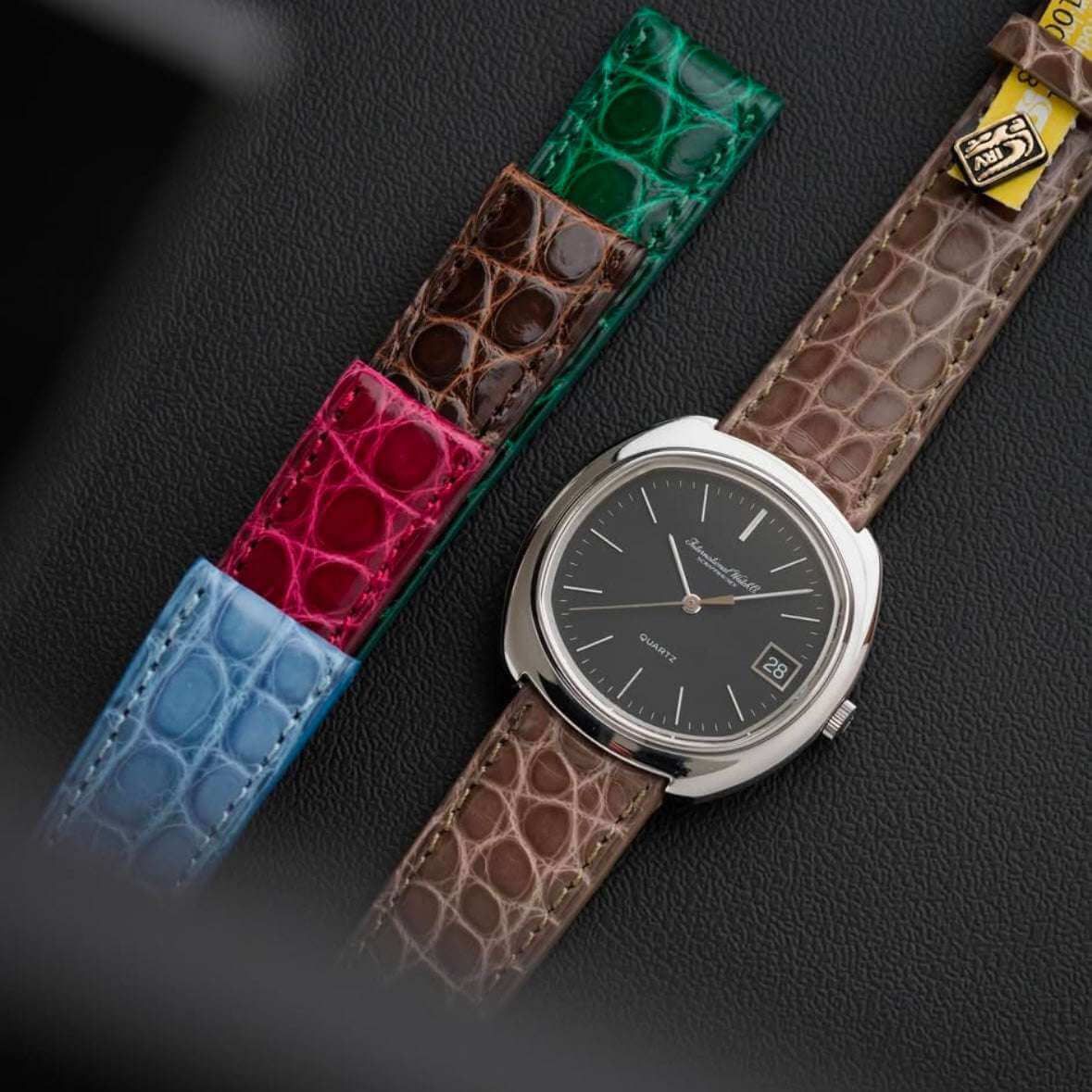 Bright â Uhrenarmband aus glĂ€nzendem Alligatorleder aus Louisiana - Image 31