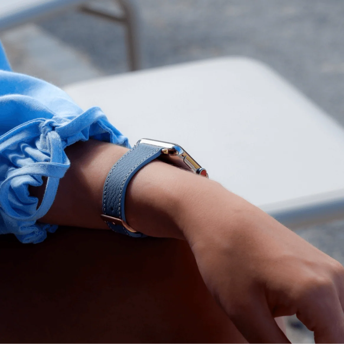 Hellblau kurzes Apple Watch Armband- Biarritz - Image 7