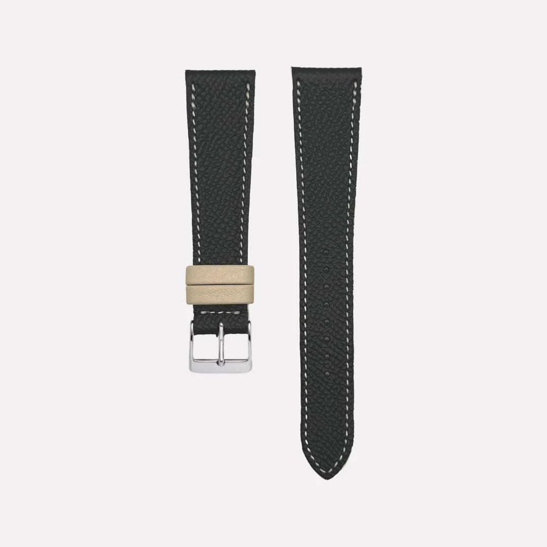 Epsom – Armband aus edlem Kalbleder mit beigen Akzenten - Image 13