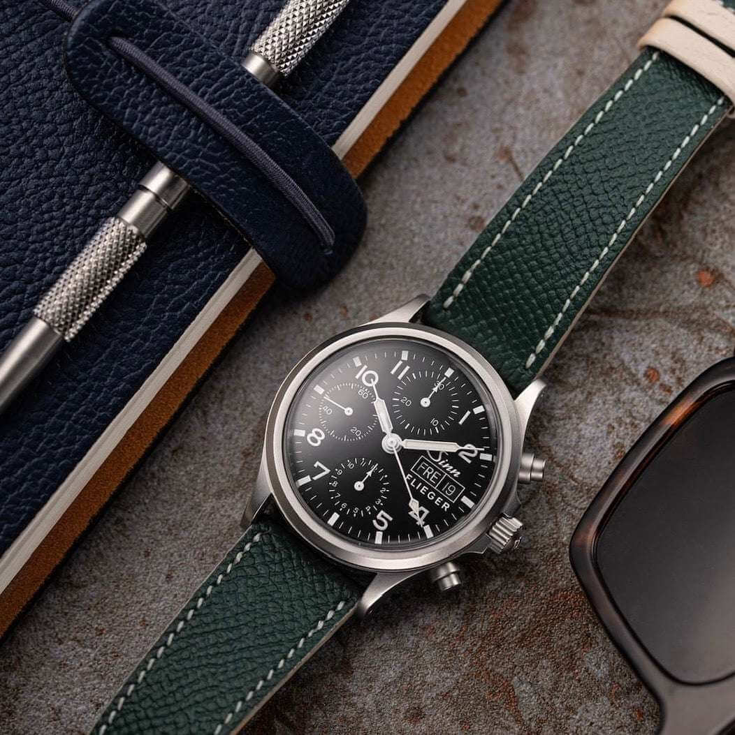 Epsom – Armband aus edlem Kalbleder mit beigen Akzenten - Image 17