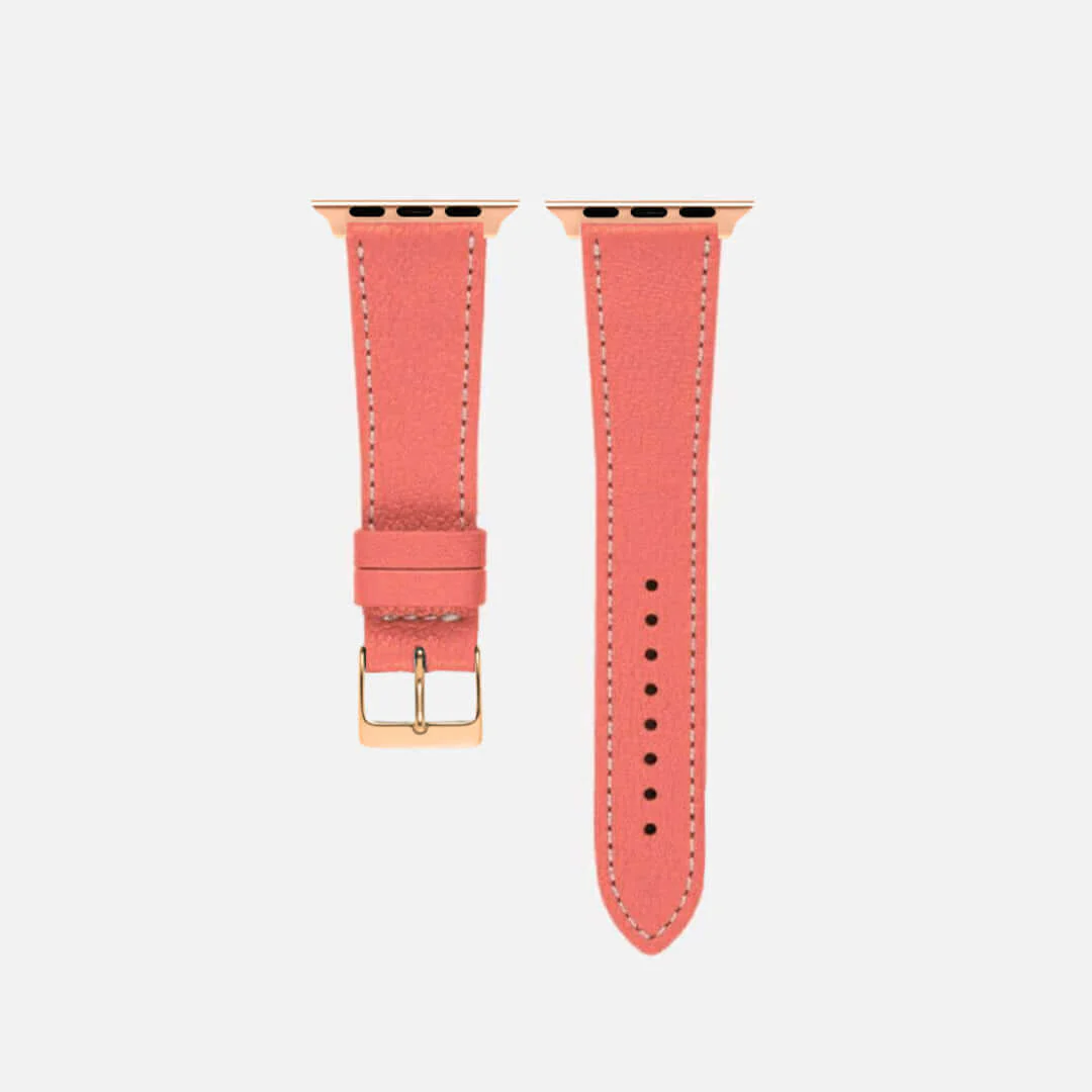 Lachs kurzes Apple Watch Armband- Biarritz - Image 4