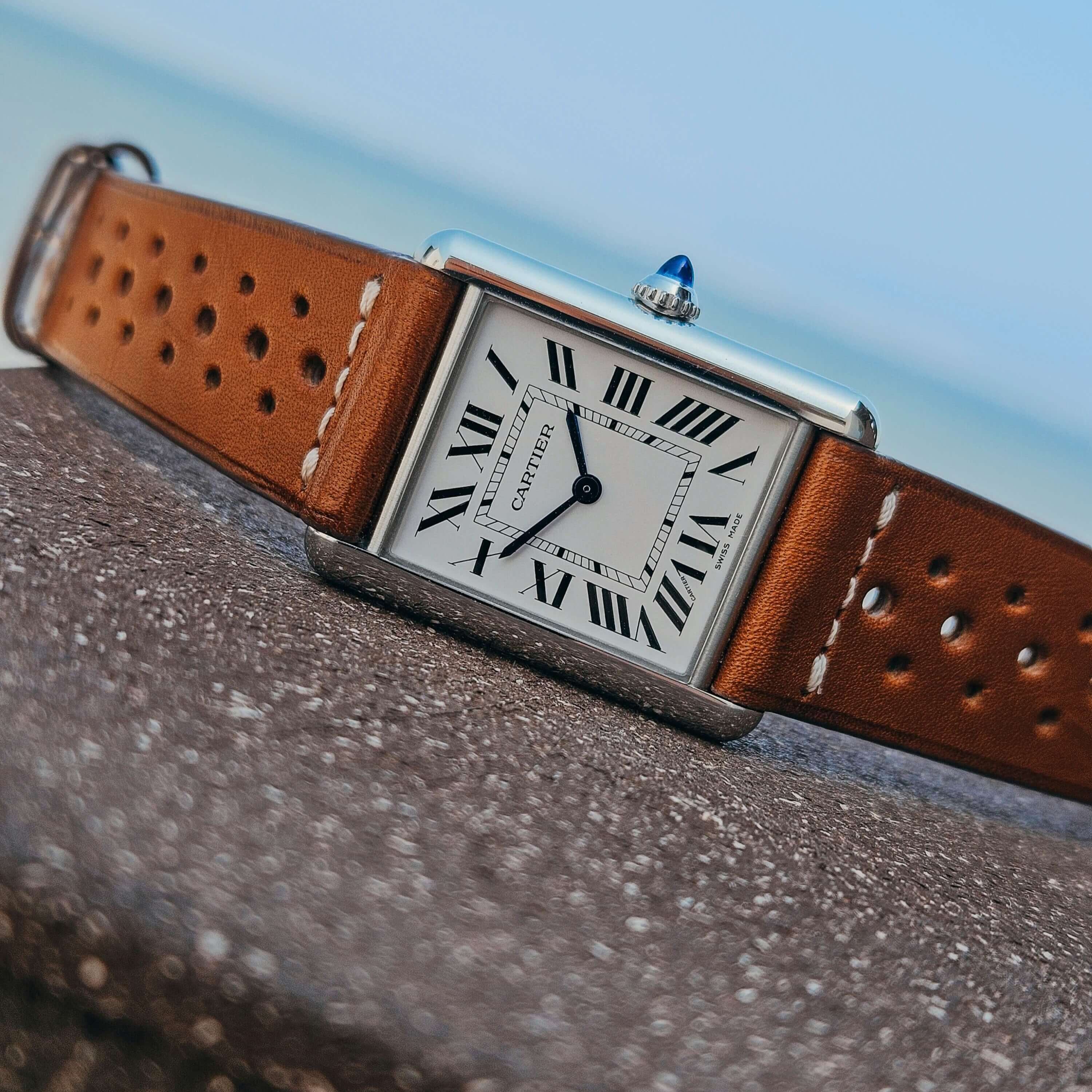 Paris Racing – Armband aus Barenia-Leder mit sportlicher Lochprägung - Image 15