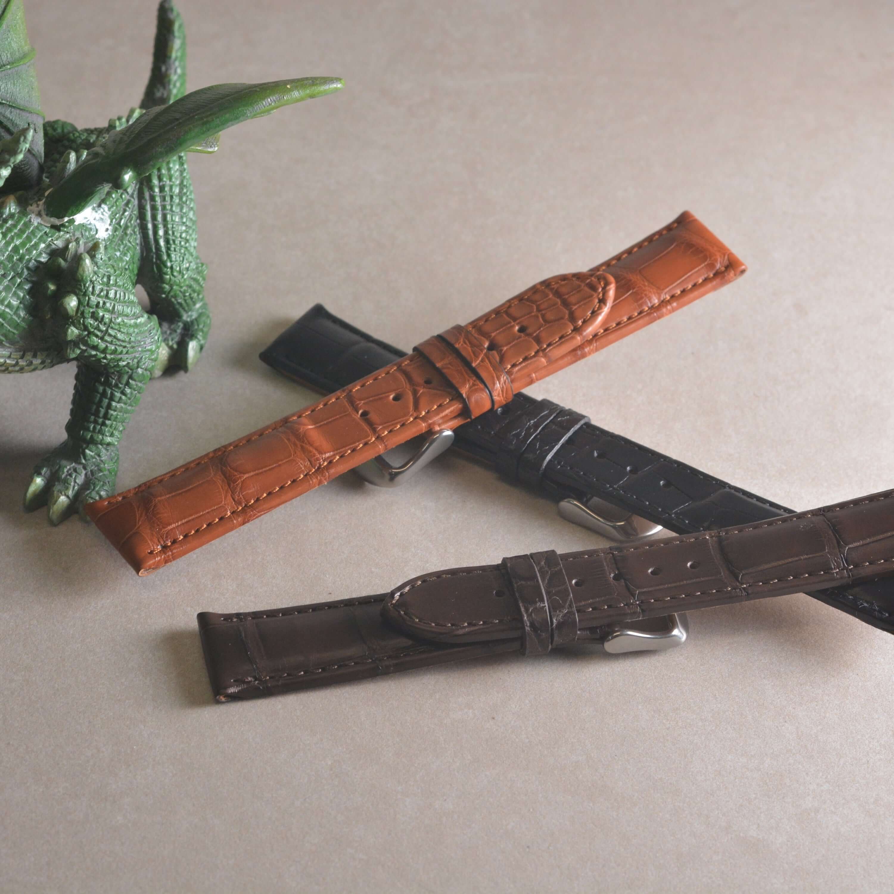 Full Cut bombiert – Armband aus vollflächigem Louisiana-Alligatorleder - Image 7