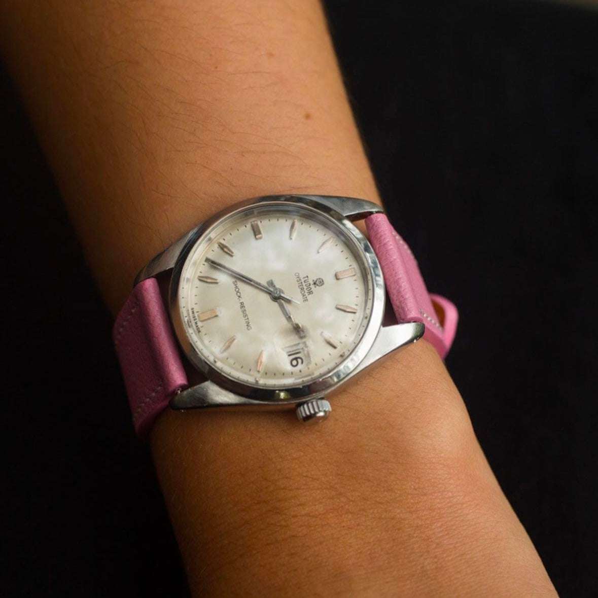 Biarritz Bunt – Armband aus französischem Ziegenleder in kurzer Ausführung - Image 5