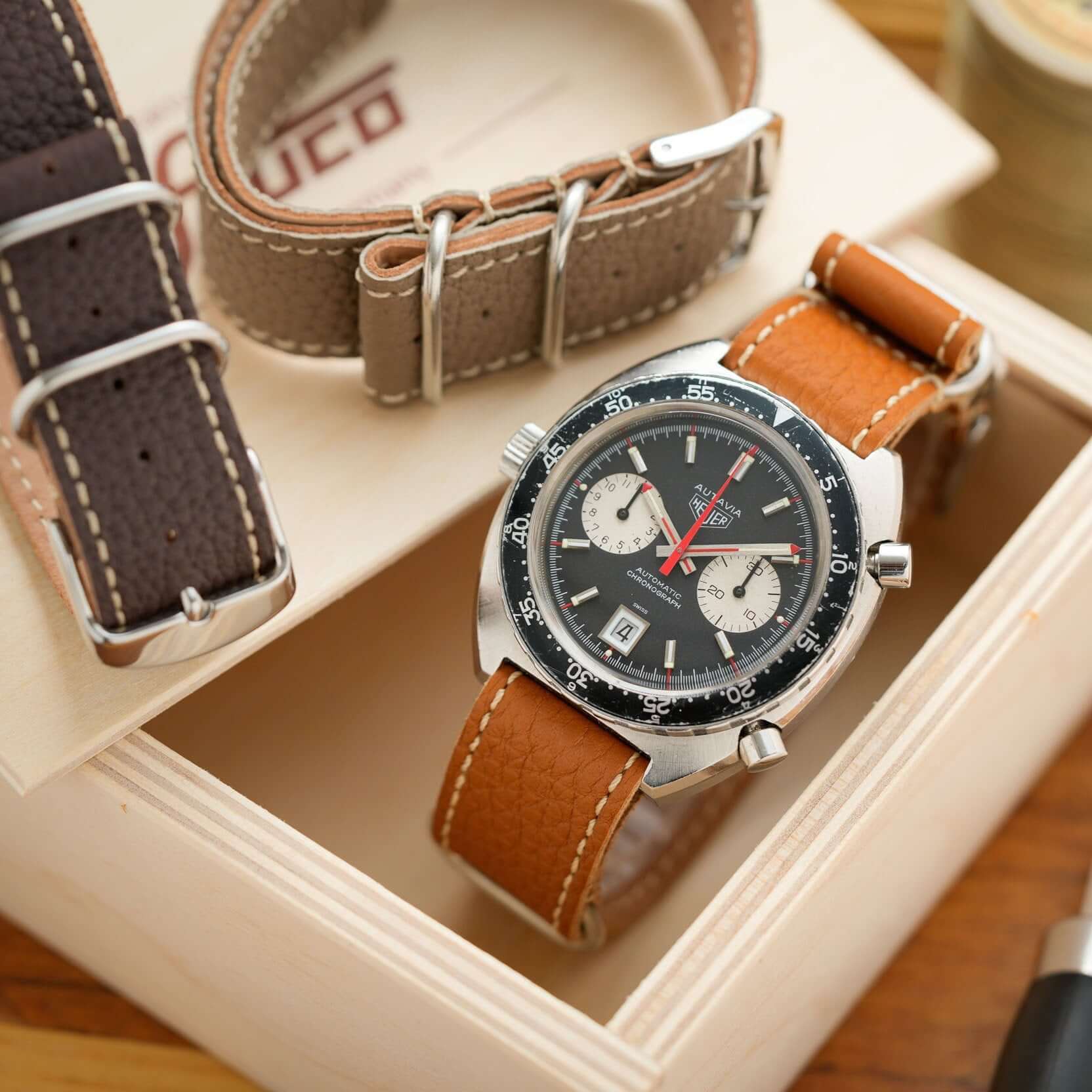 Hochwertiges Field Leder Uhrenarmband - Image 10