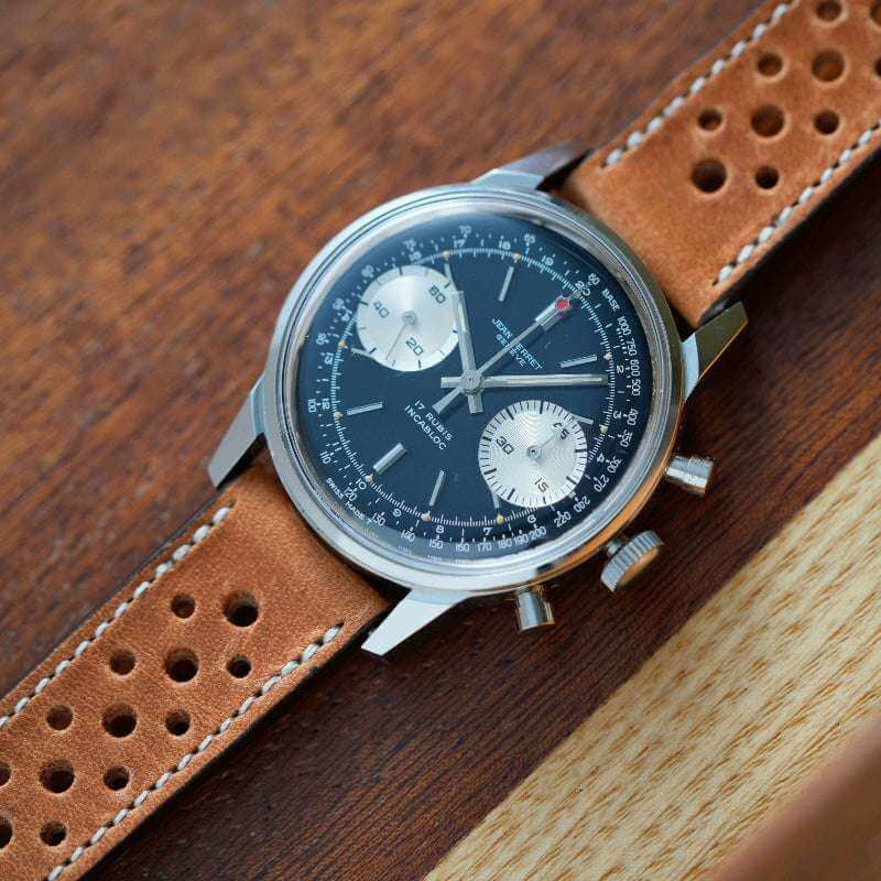Dublin Rallye – Armband aus Horween Dublin Leder mit Rallye-Optik - Image 5
