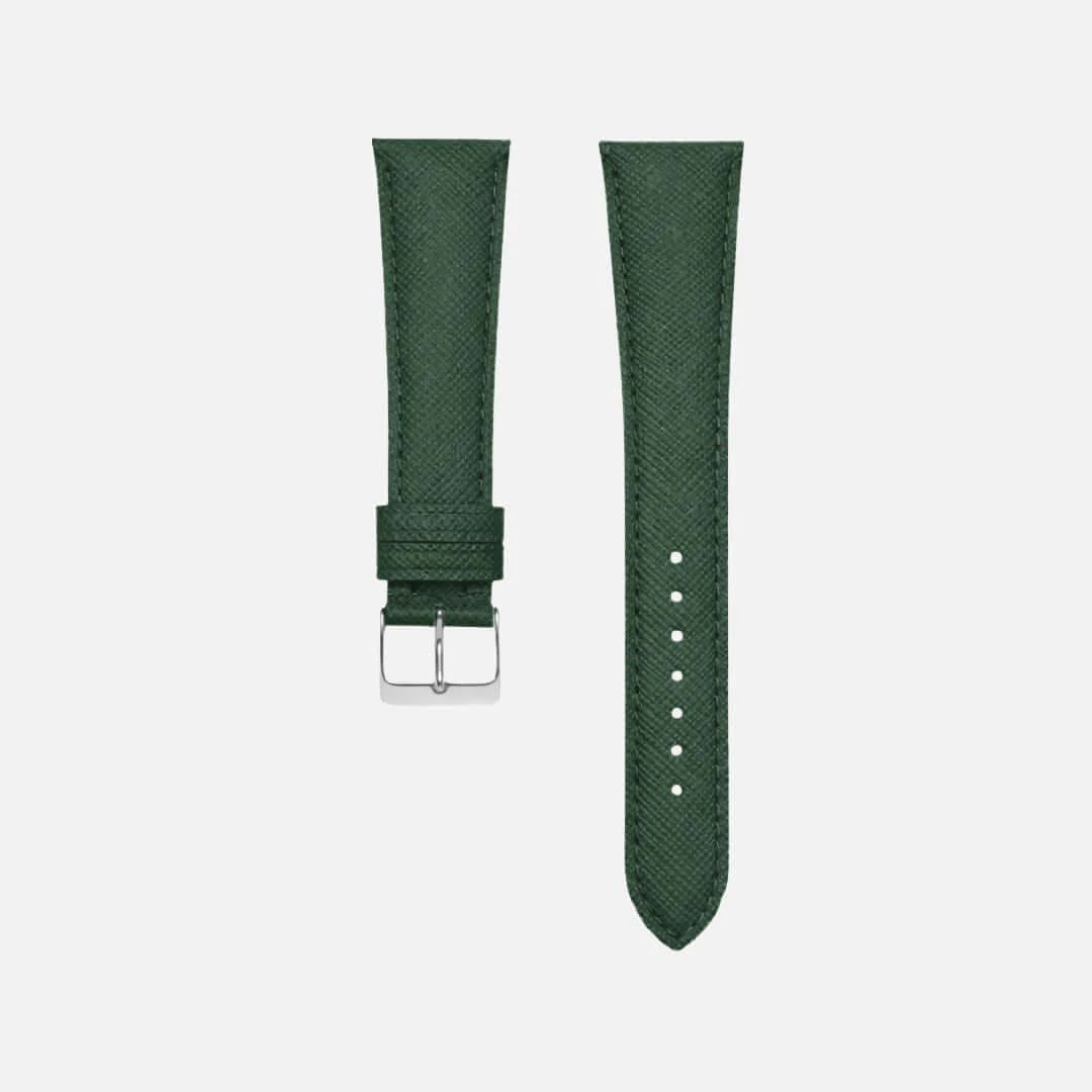 Saffiano – Uhrenarmband mit charakteristischer Saffiano Kreuzprägung