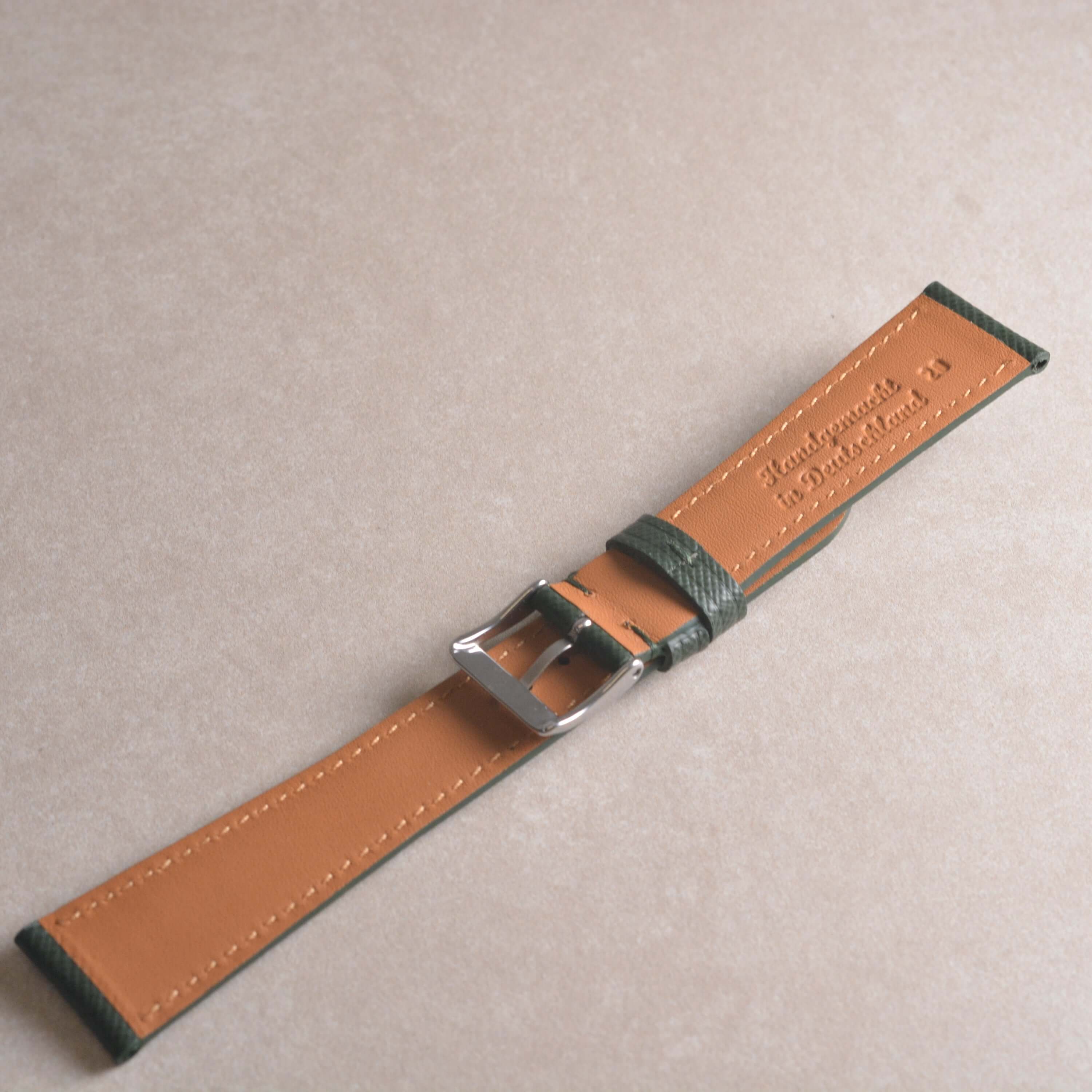 Saffiano – Uhrenarmband mit charakteristischer Saffiano Kreuzprägung - Image 8