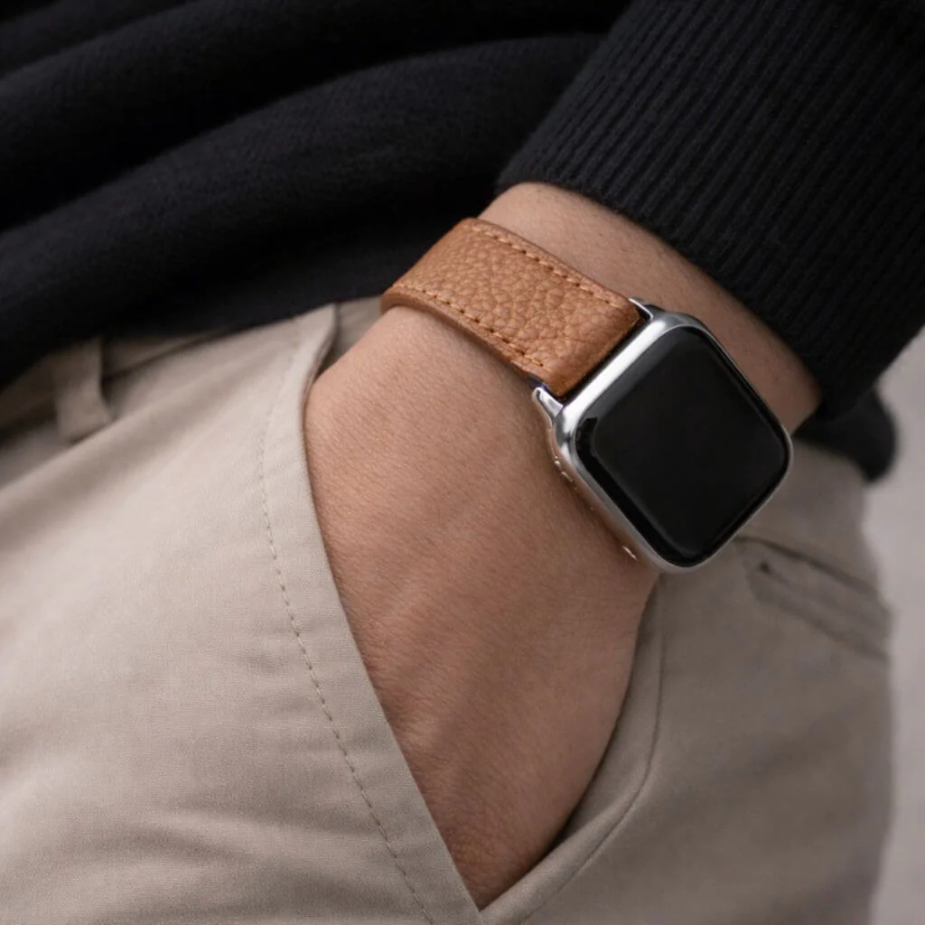 Uhrenarmband Apple Watch – Handgefertigtes Hirschleder - Image 16