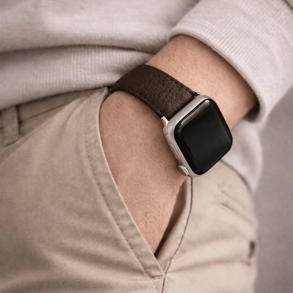 Uhrenarmband Apple Watch – Handgefertigtes Hirschleder - Image 19