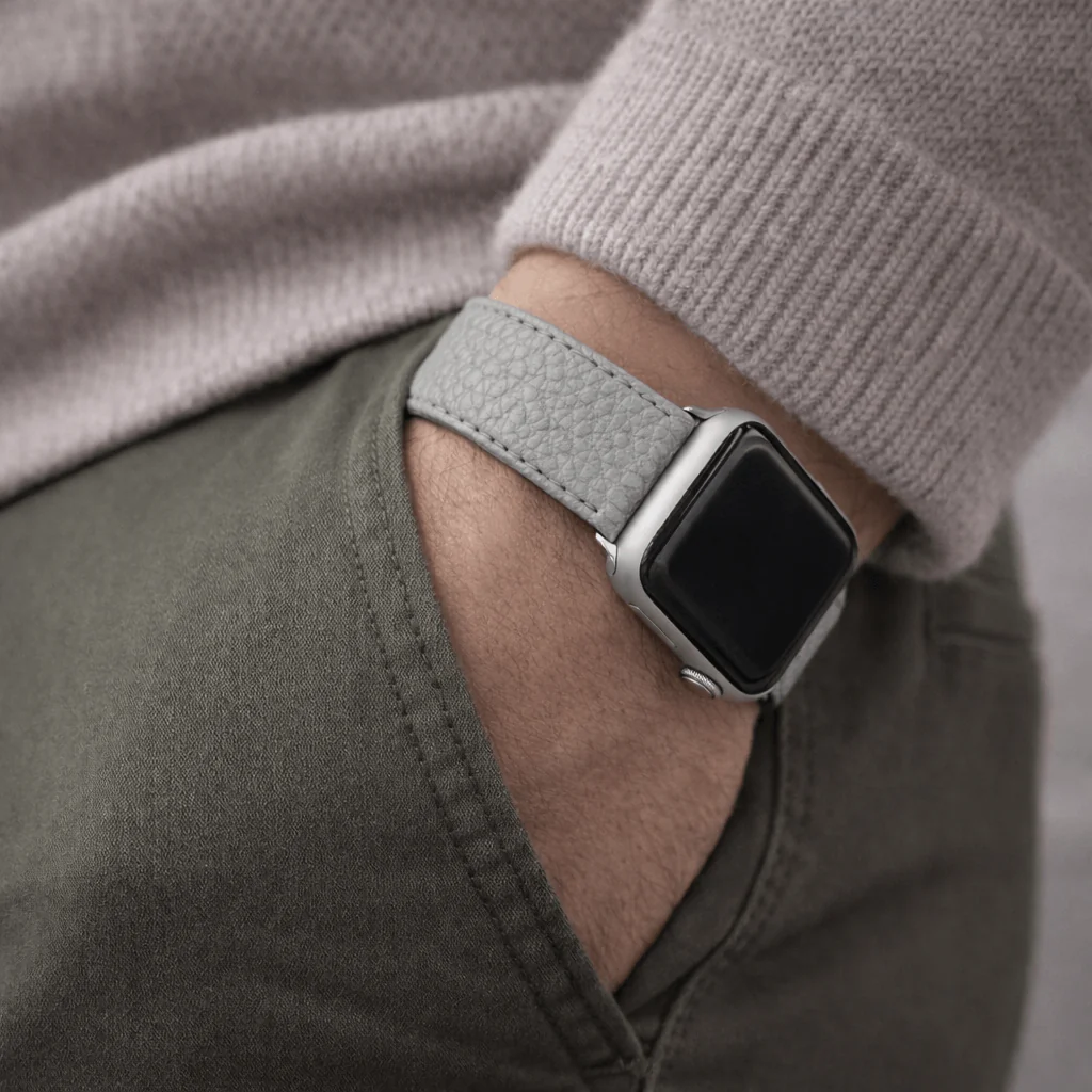 Uhrenarmband Apple Watch – Handgefertigtes Hirschleder - Image 25