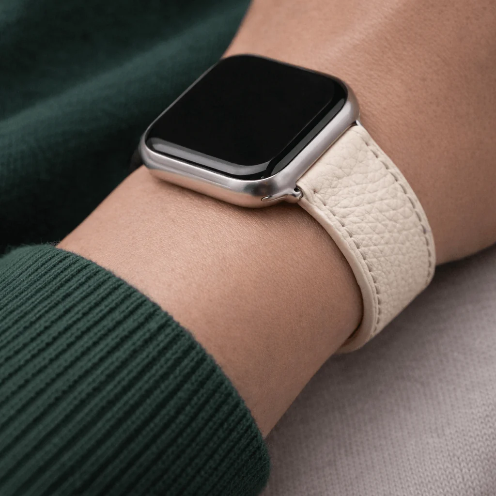 Uhrenarmband Apple Watch – Handgefertigtes Hirschleder - Image 27