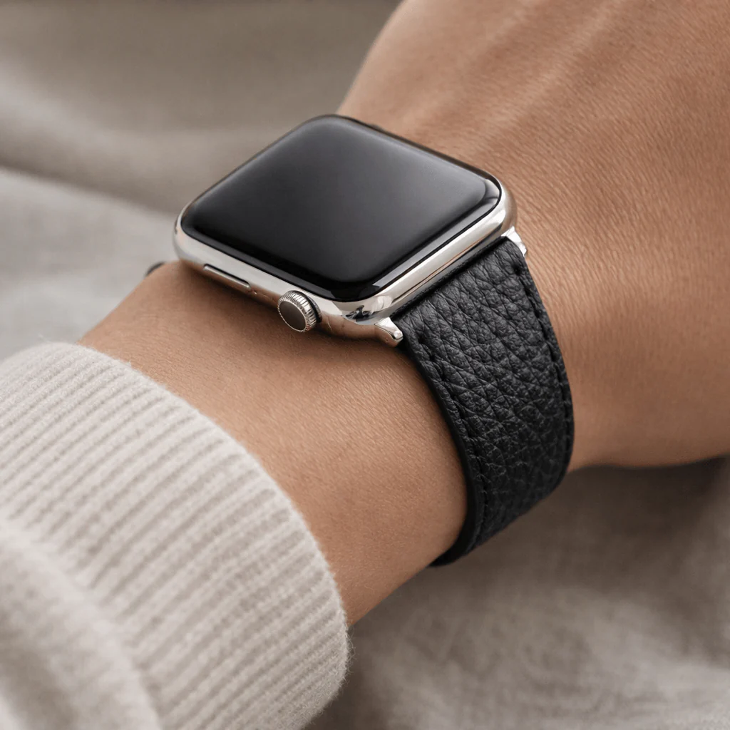 Uhrenarmband Apple Watch – Handgefertigtes Hirschleder - Image 4