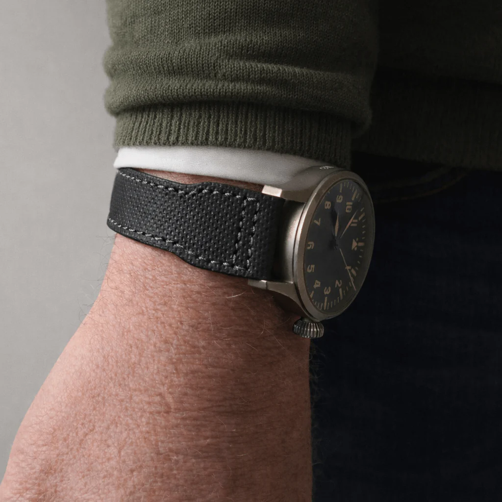 Pilot – Wasserfestes Uhrenarmband aus Leder für große Fliegeruhren - Image 6