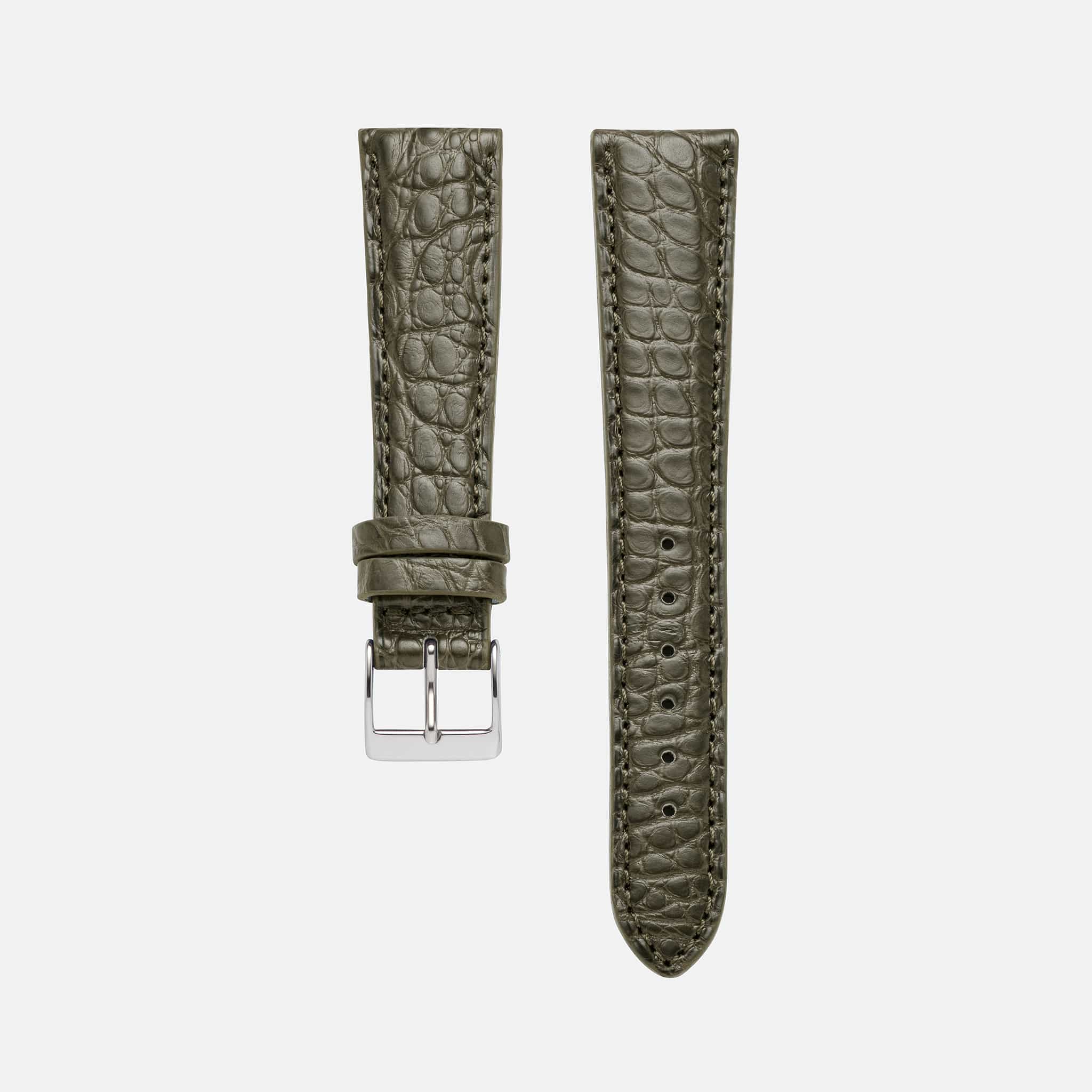 Frosted – Armband aus edlem, matt gefinishtem Louisiana-Alligatorleder - Image 12