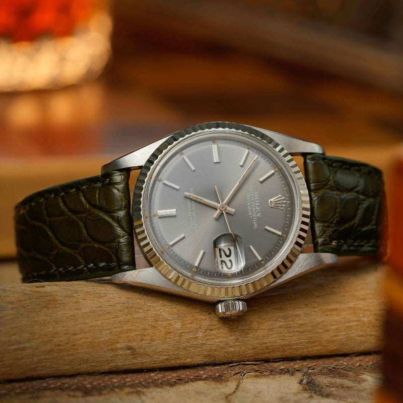 Frosted – Armband aus edlem, matt gefinishtem Louisiana-Alligatorleder - Image 13