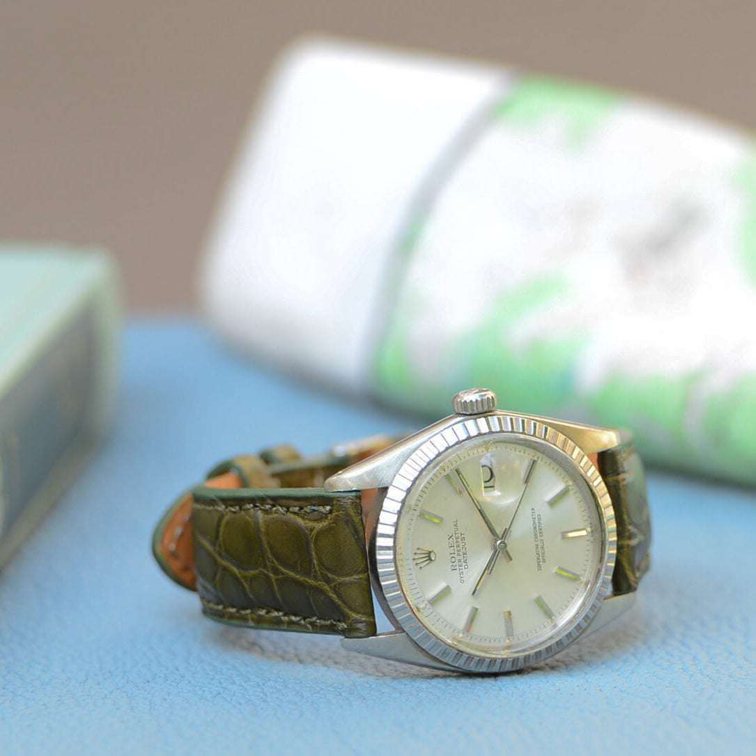 Frosted – Armband aus edlem, matt gefinishtem Louisiana-Alligatorleder - Image 14