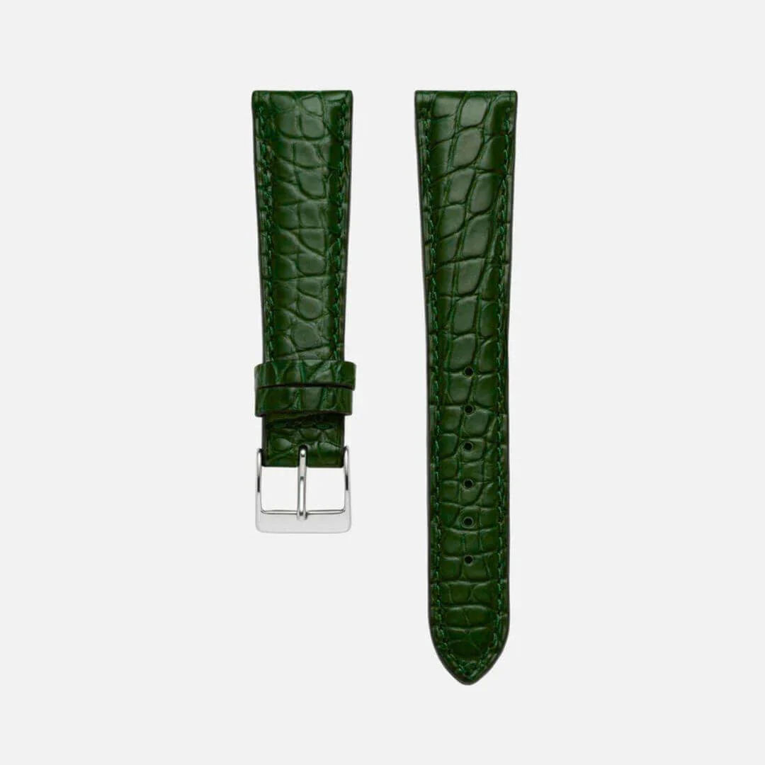 Frosted – Armband aus edlem, matt gefinishtem Louisiana-Alligatorleder - Image 24