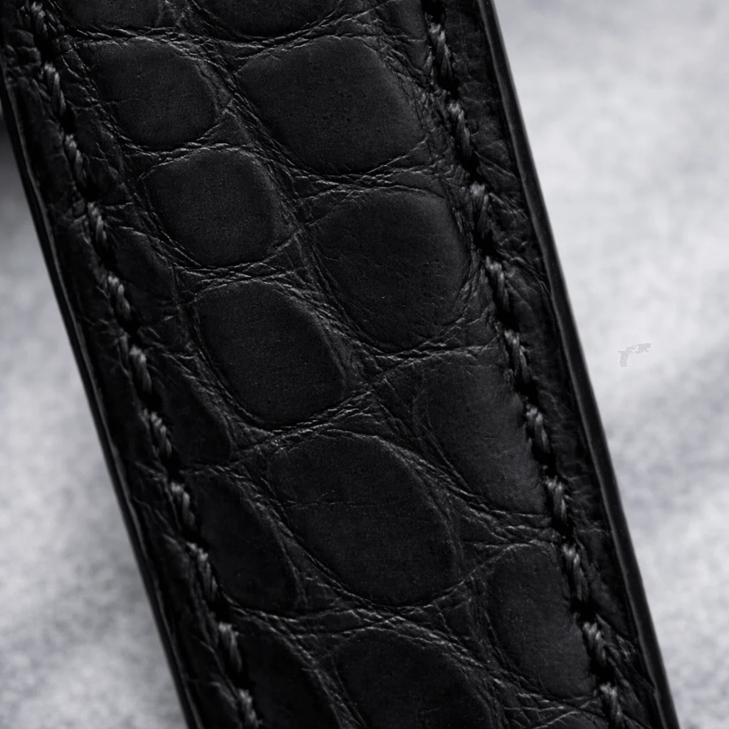 Frosted – Armband aus edlem, matt gefinishtem Louisiana-Alligatorleder - Image 3