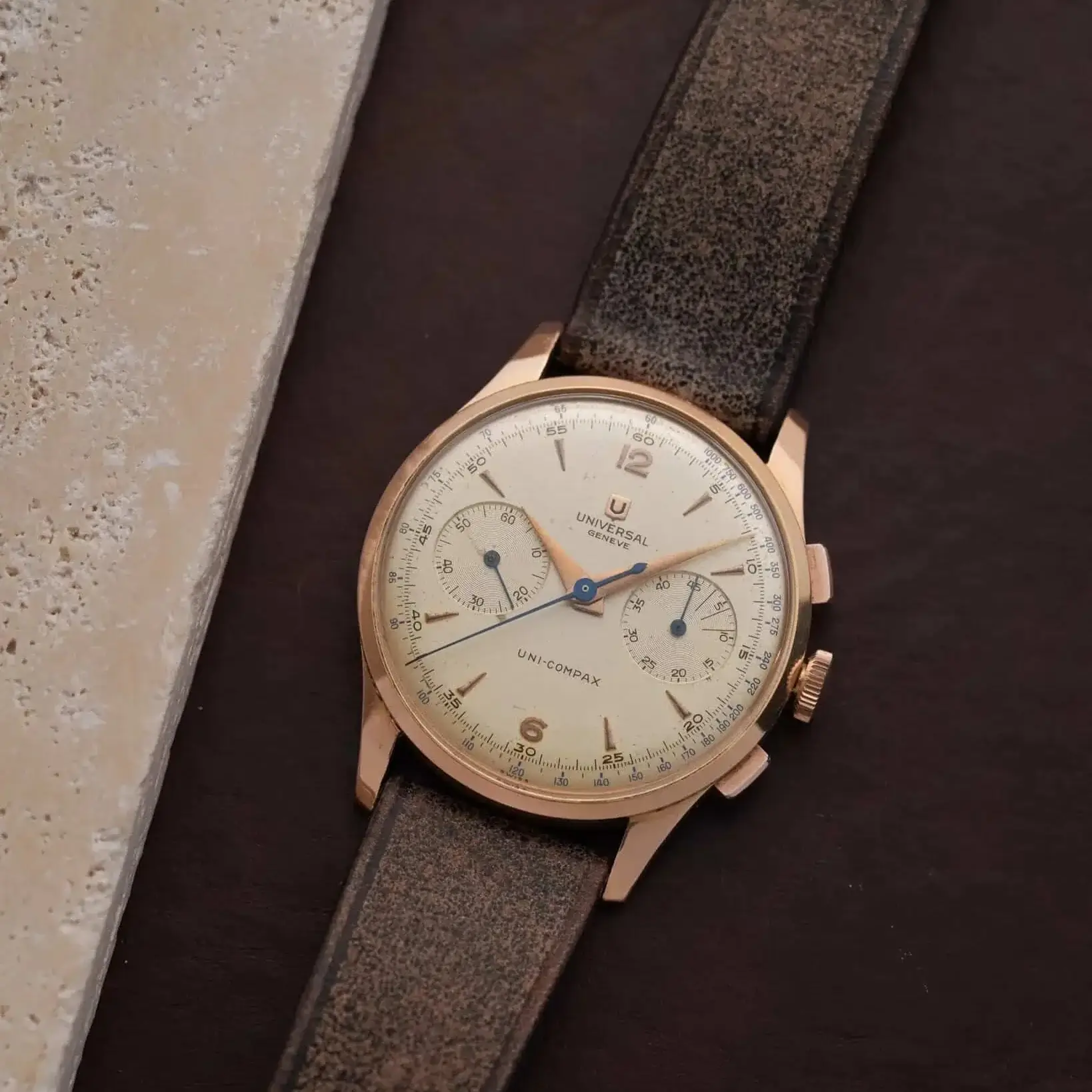Sparta – Uhrenarmband aus Leder mit geprägter Rille - Image 3
