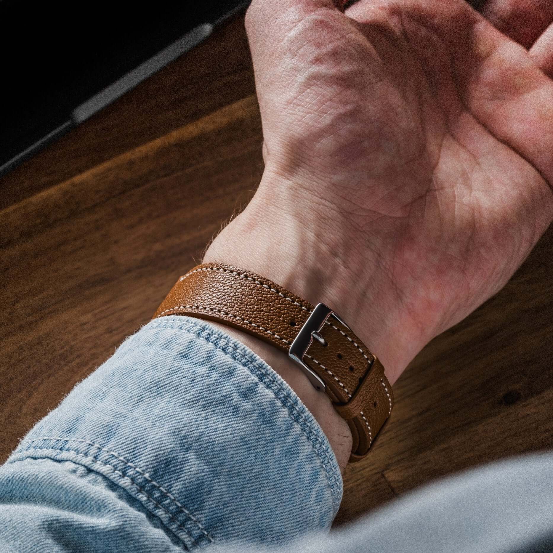 Biarritz – Uhrenarmband aus französischem Ziegenleder - Image 24